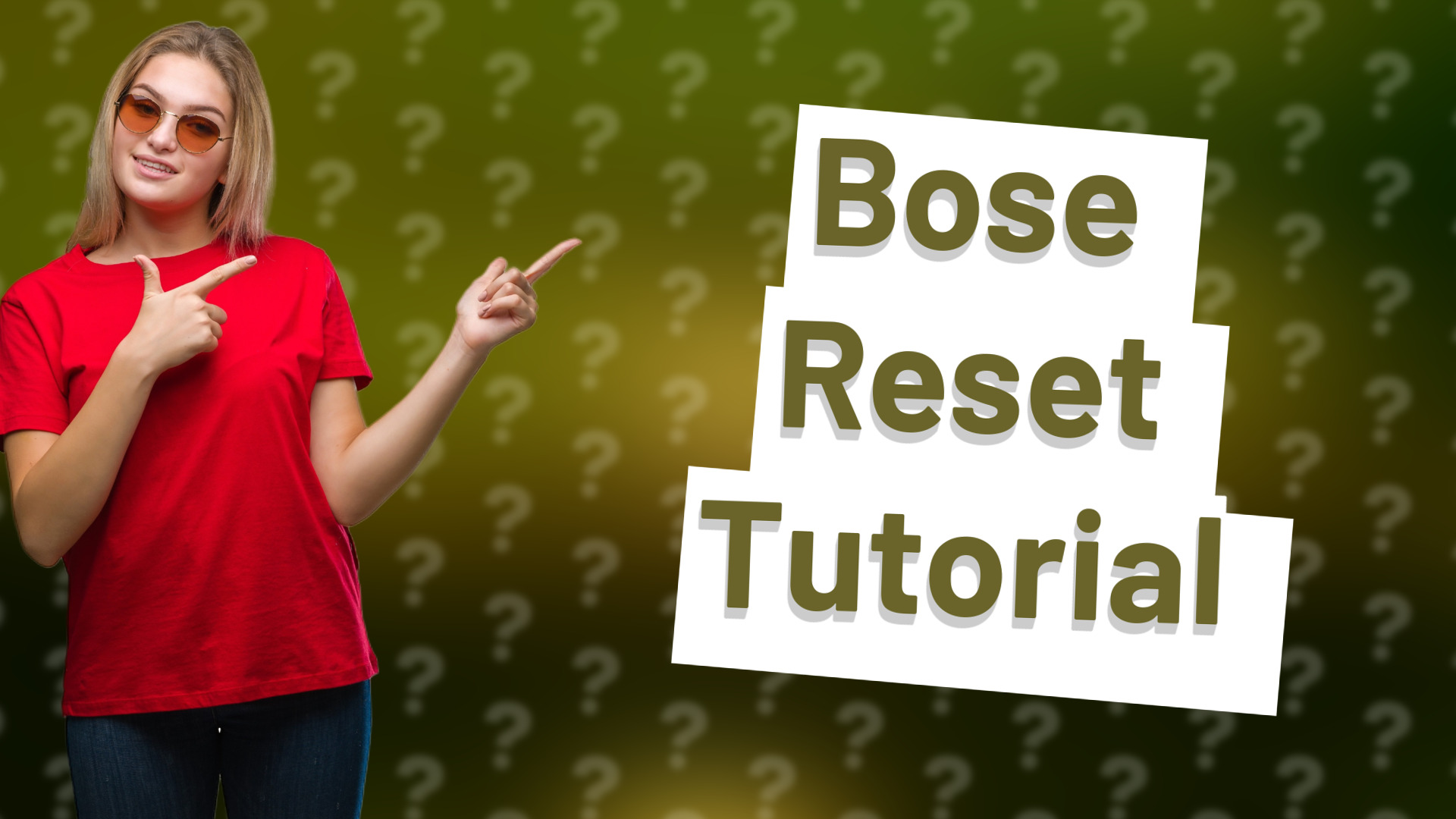 Bose Reset Tutorial