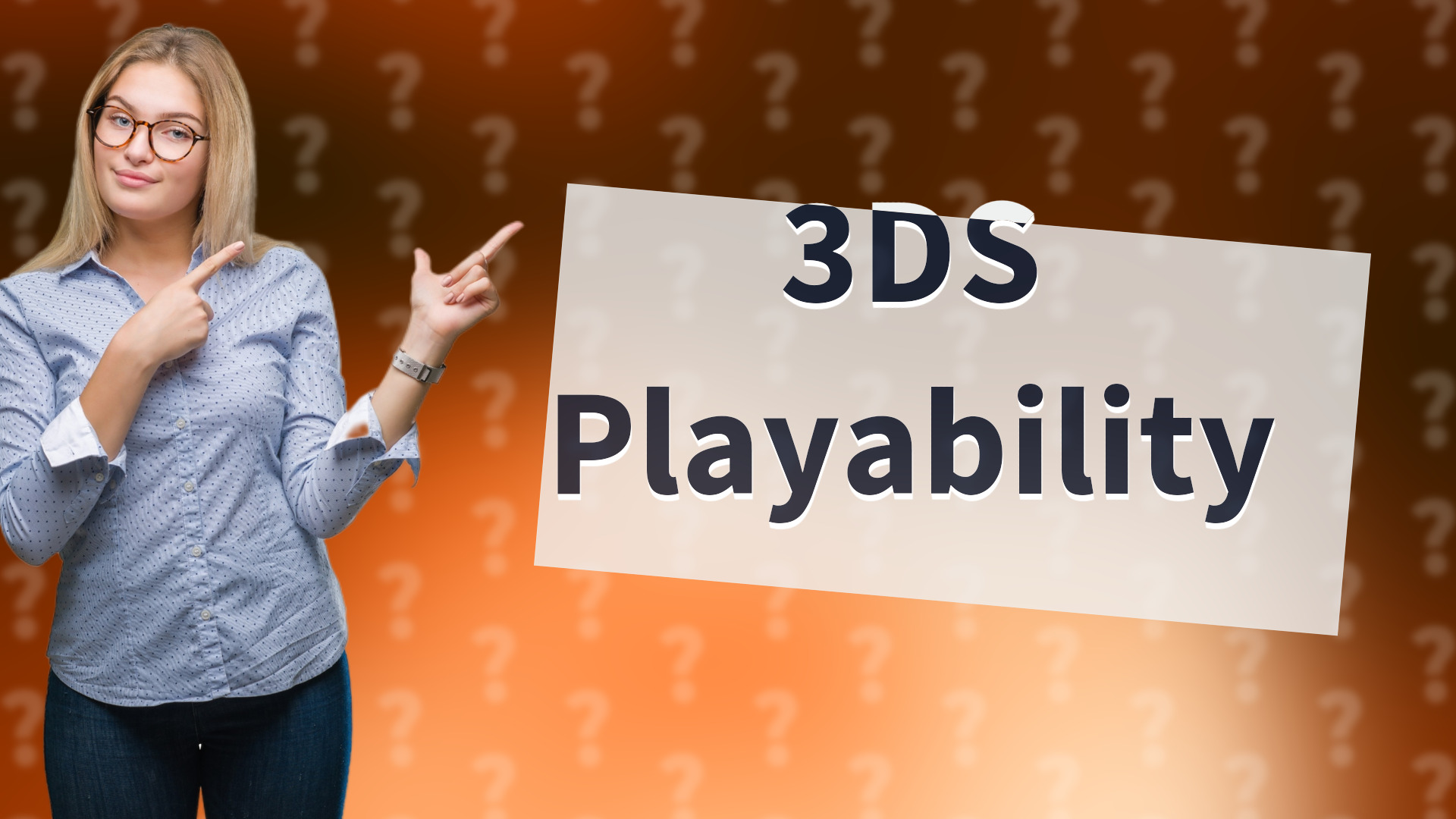 3DS Playability