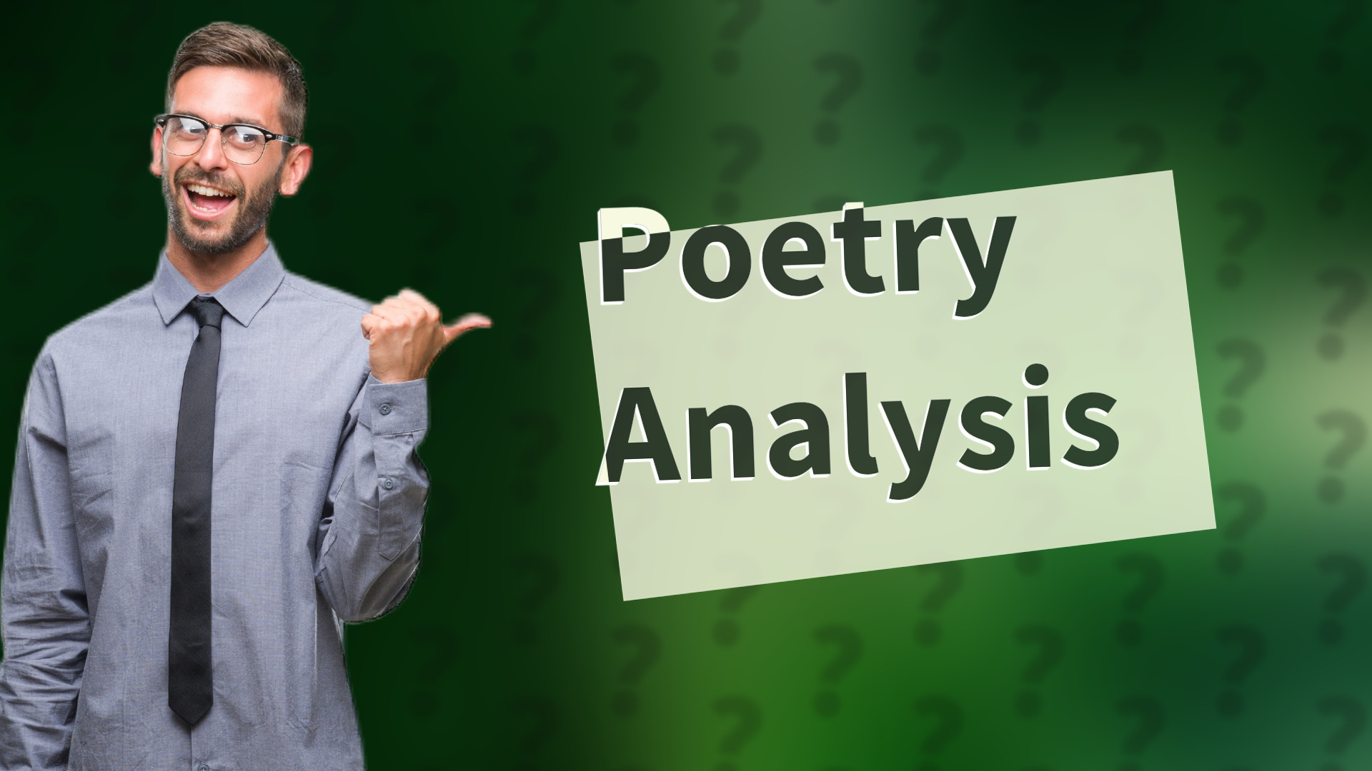 Poetry Analysis