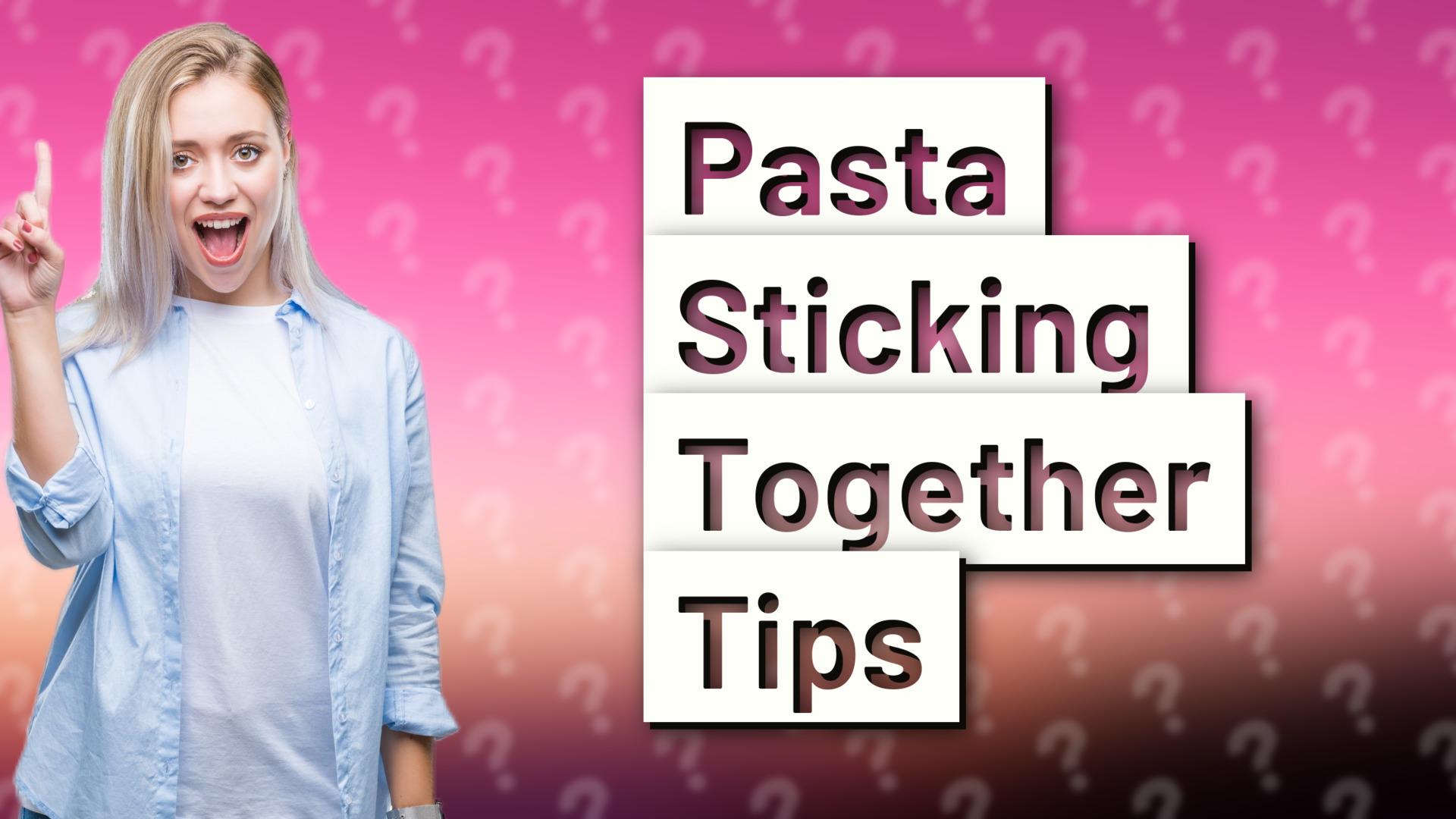 Pasta Sticking Together Tips