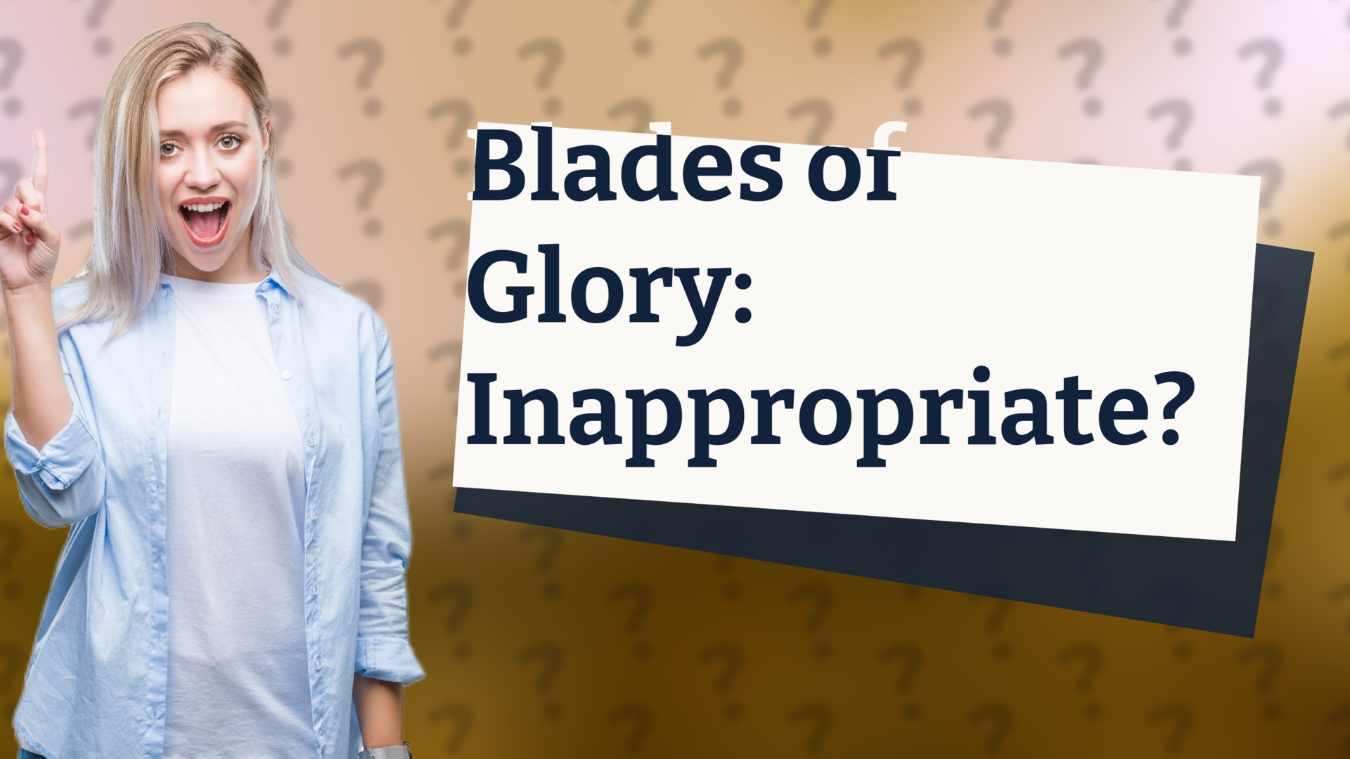 Blades of Glory: Inappropriate?