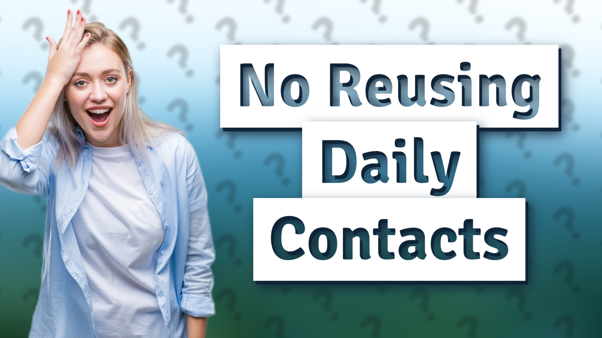 No Reusing Daily Contacts