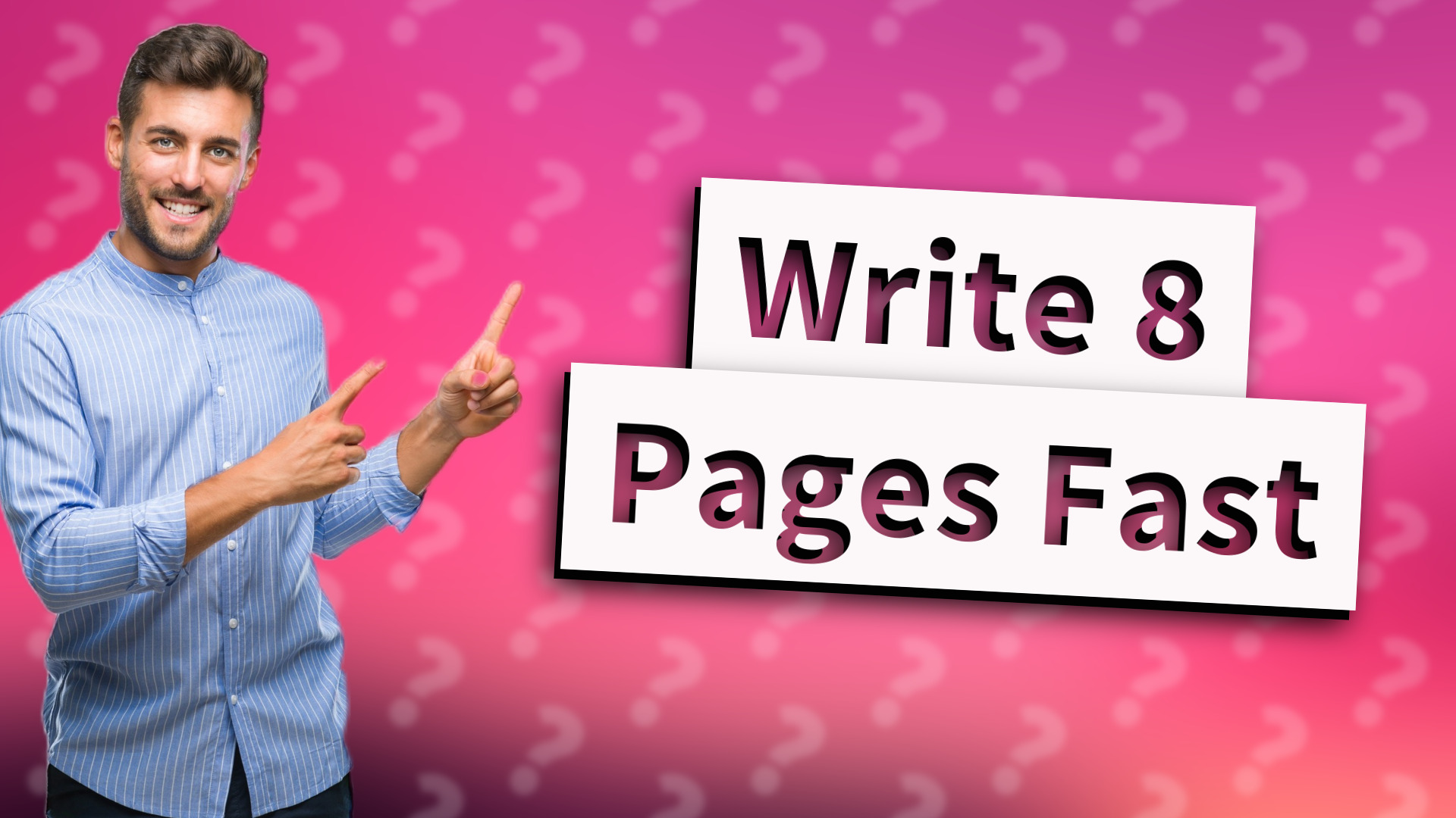 Write 8 Pages Fast