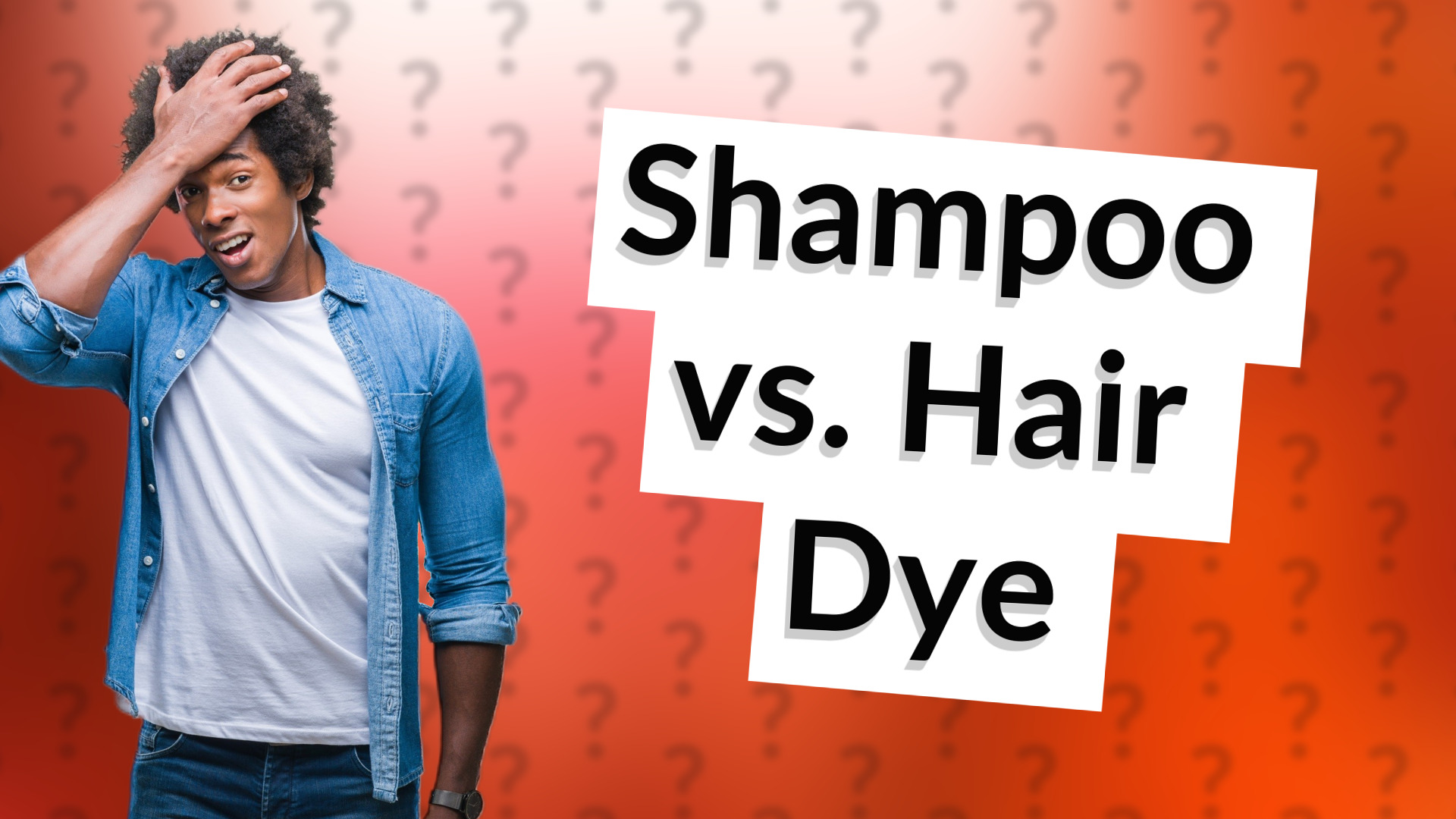 Shampoo vs. Hair Dye