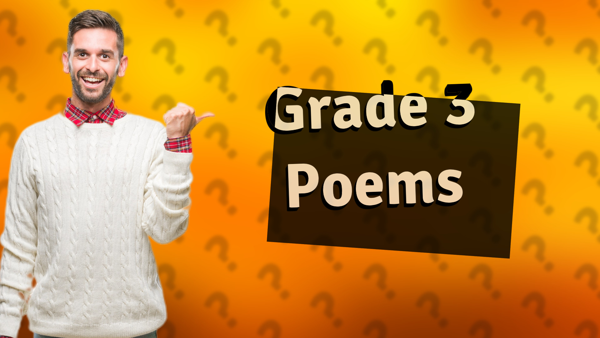 Grade 3 Poems