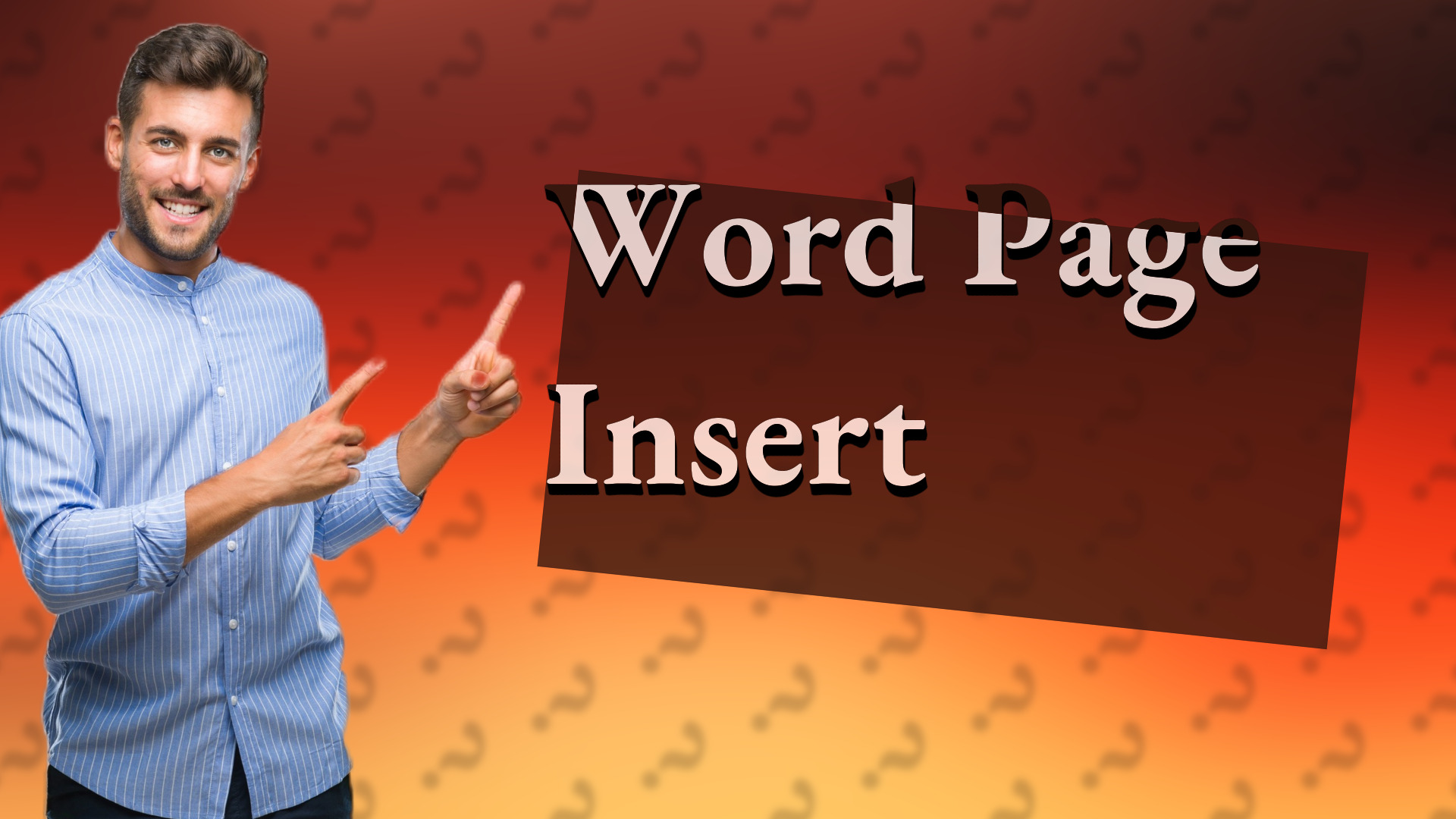 Word Page Insert