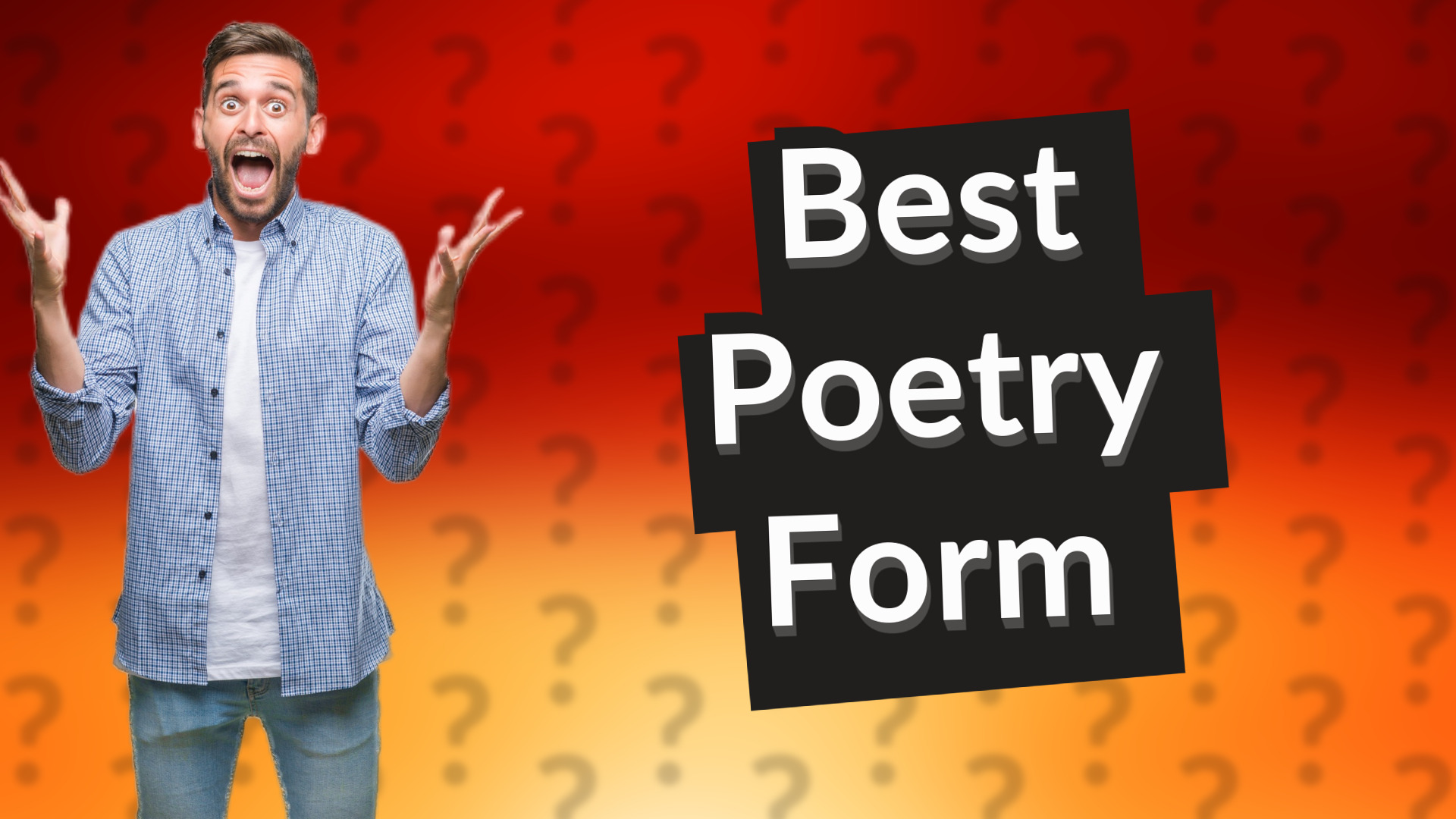 Best Poetry Form