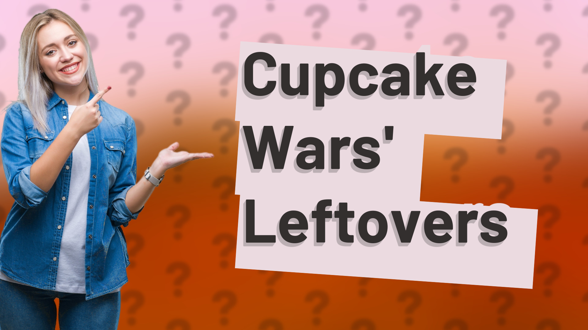 Cupcake Wars' Leftovers