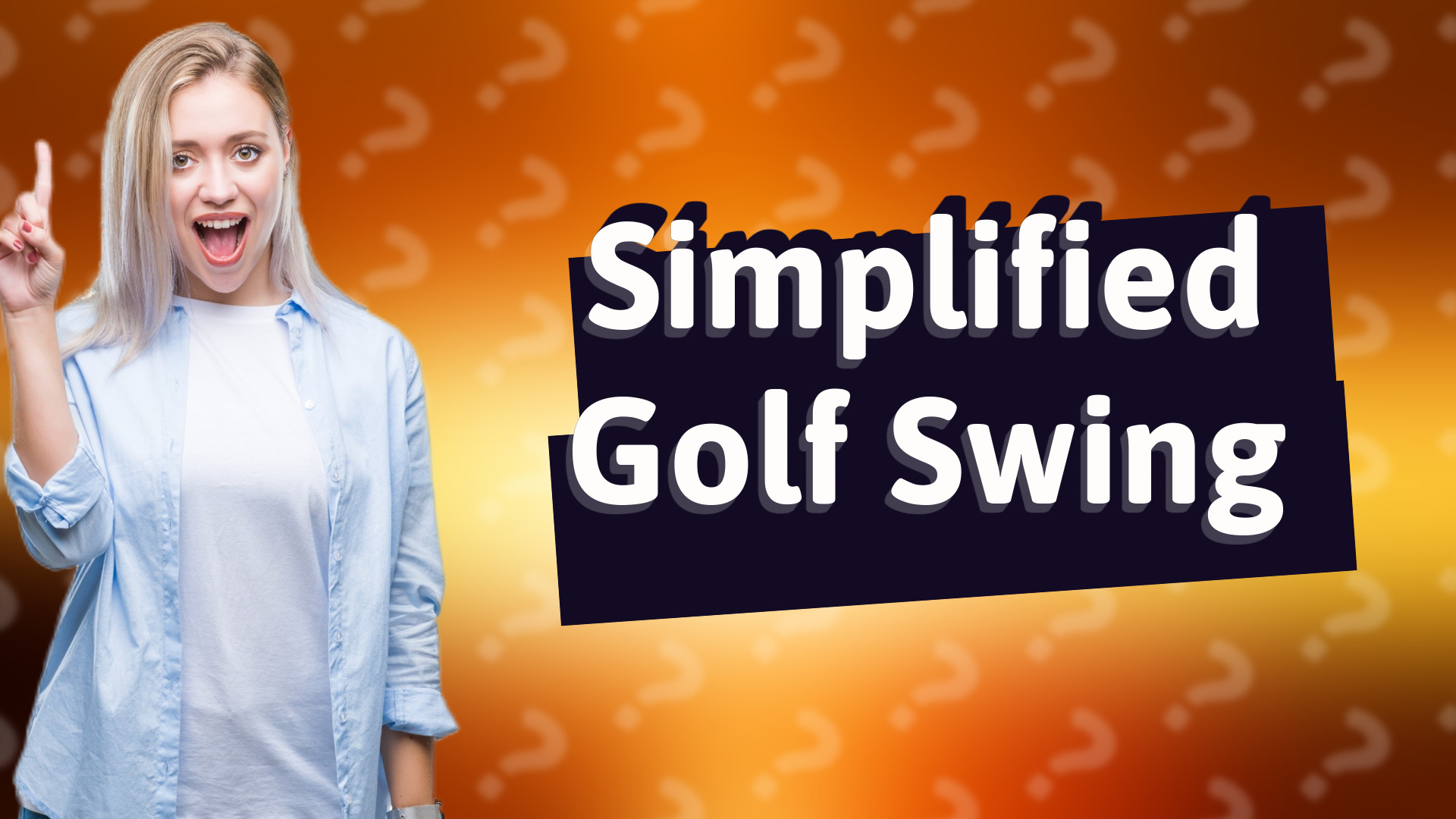 Simplified Golf Swing