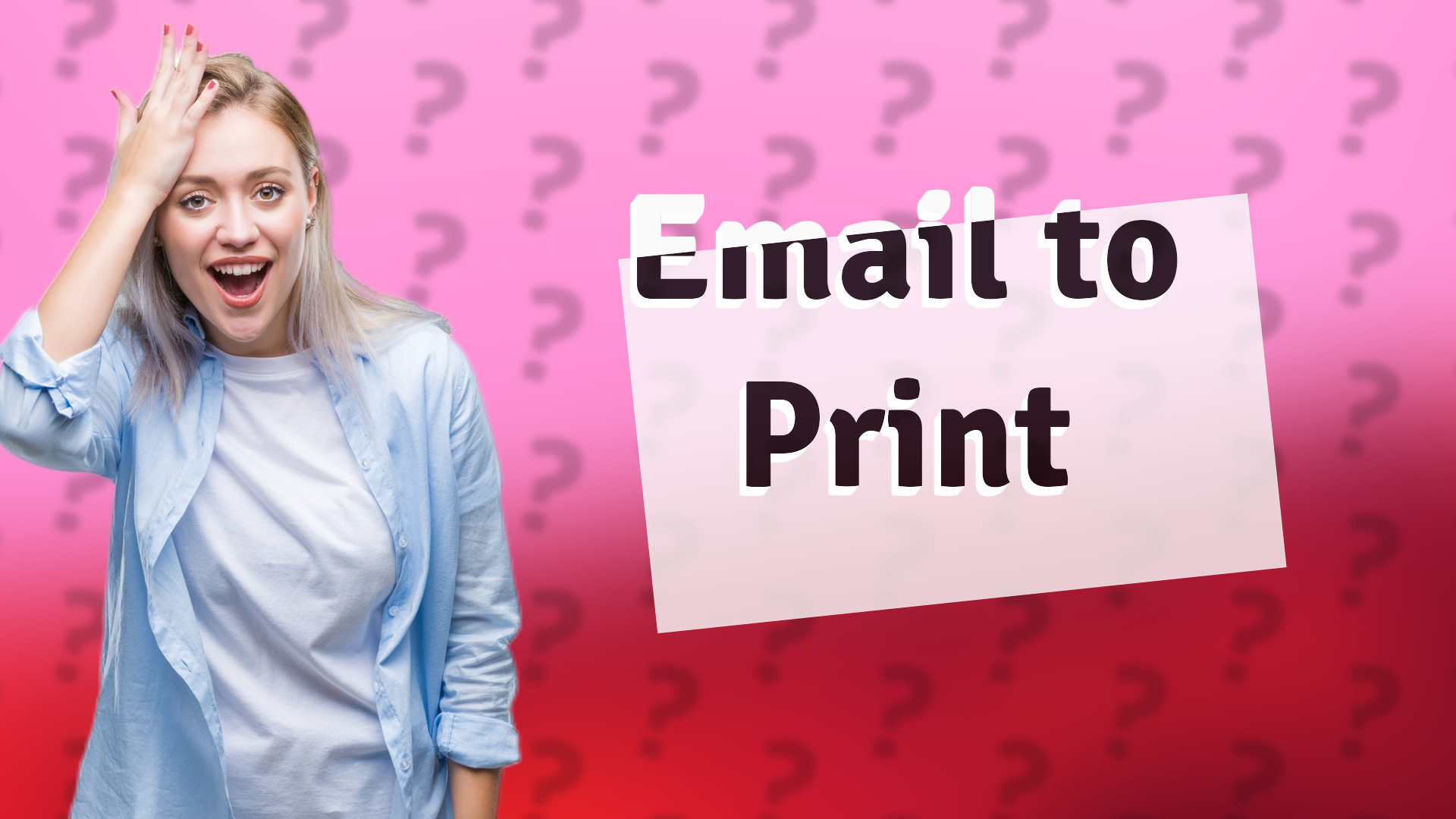 Email to Print