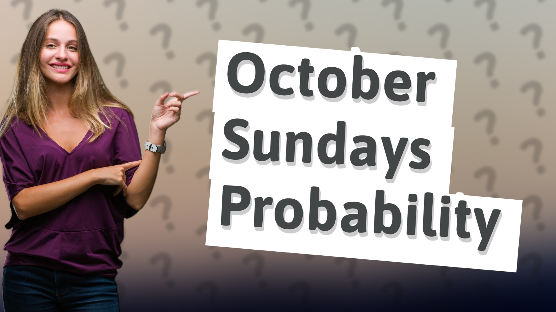 October Sundays Probability