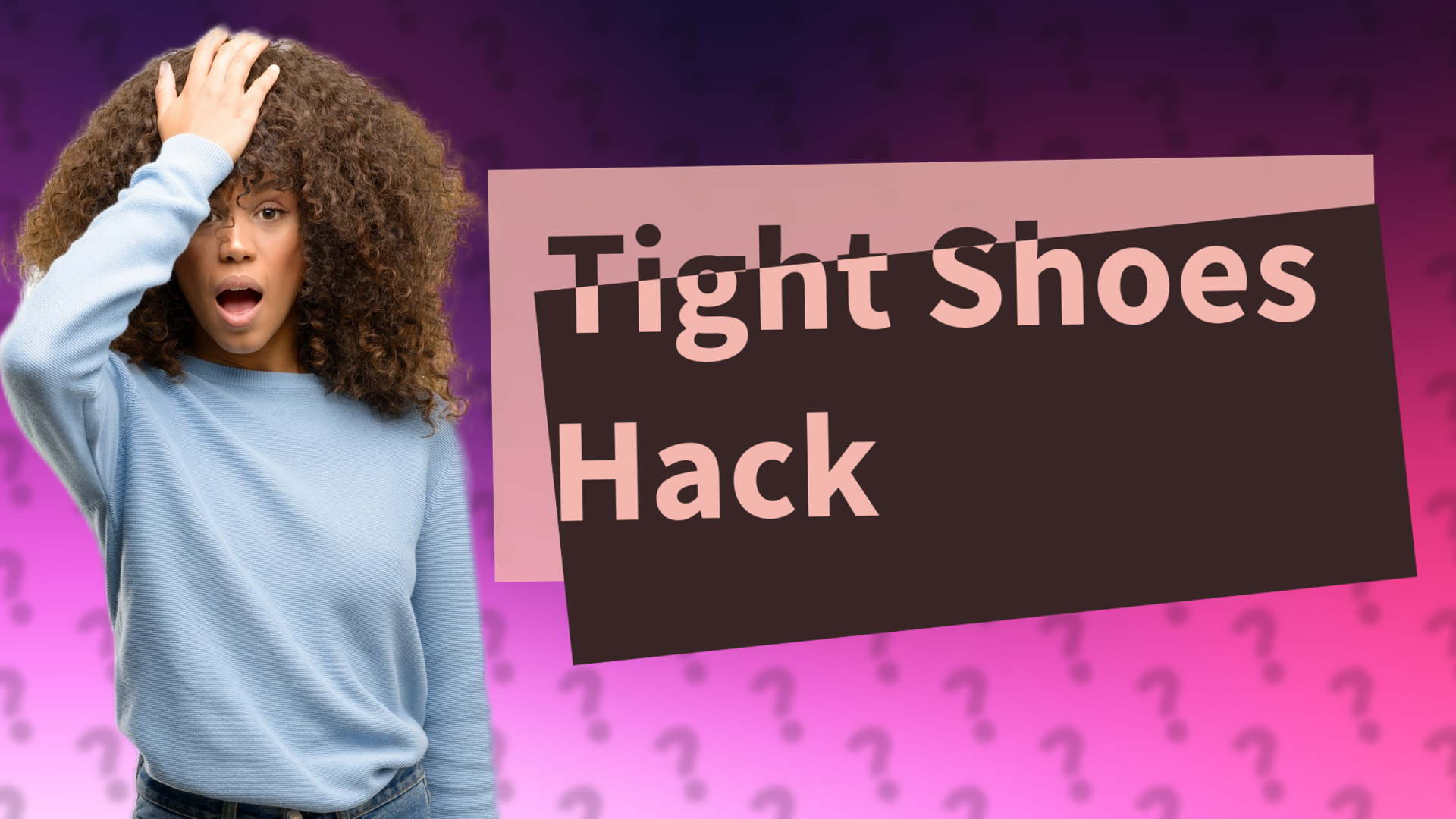 Tight Shoes Hack