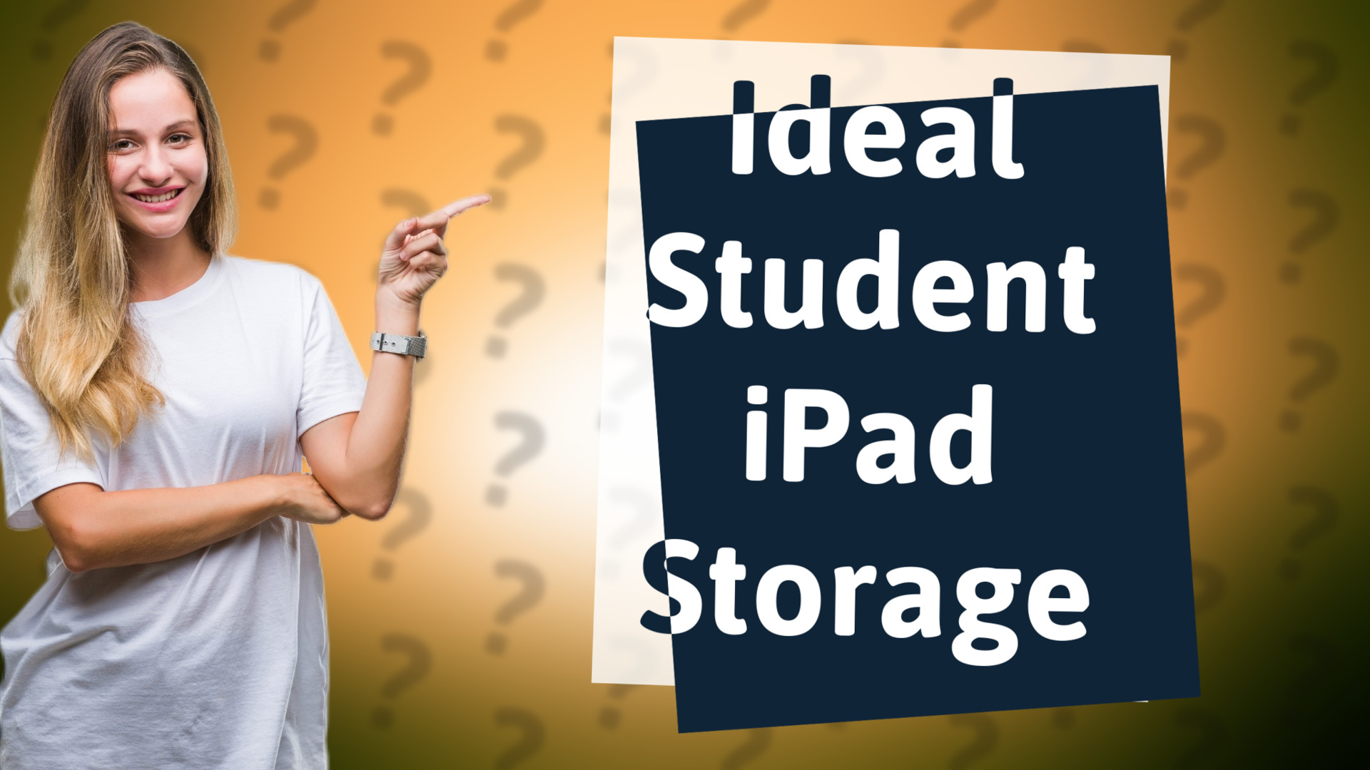 Ideal Student iPad Storage