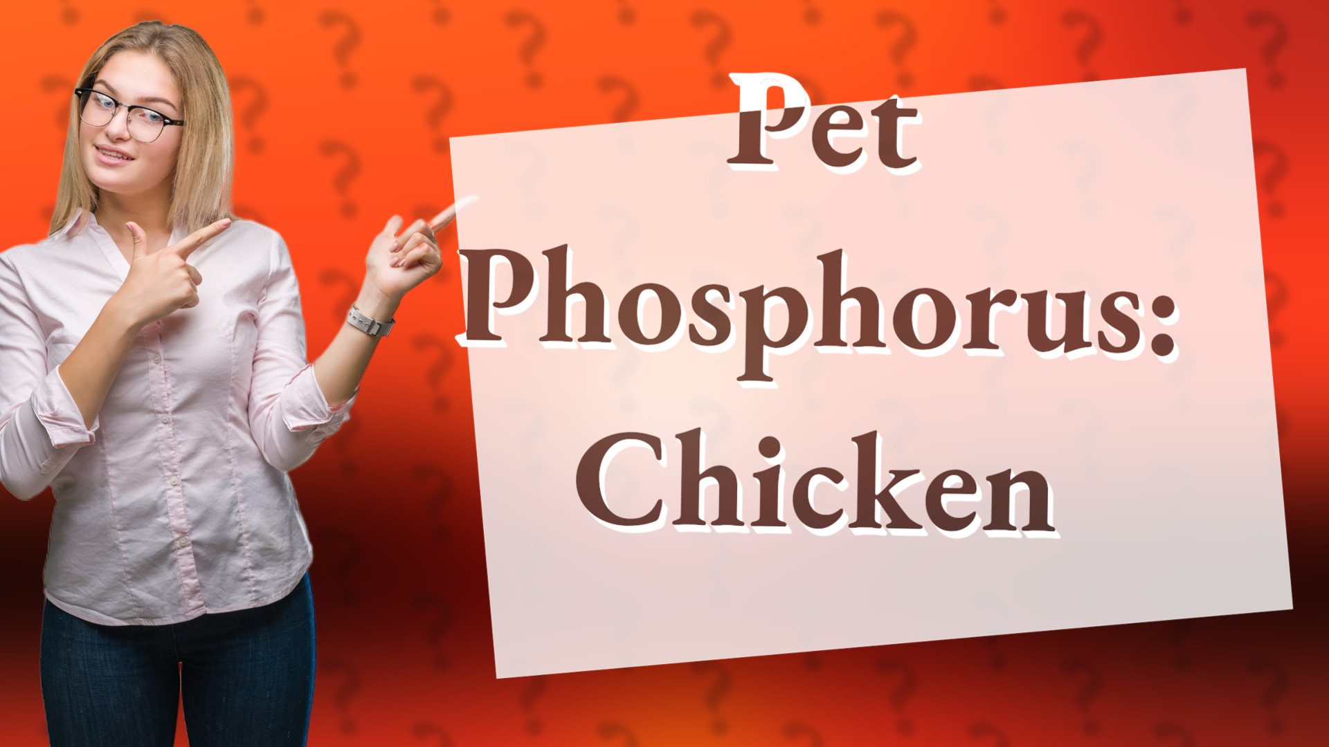 Pet Phosphorus: Chicken