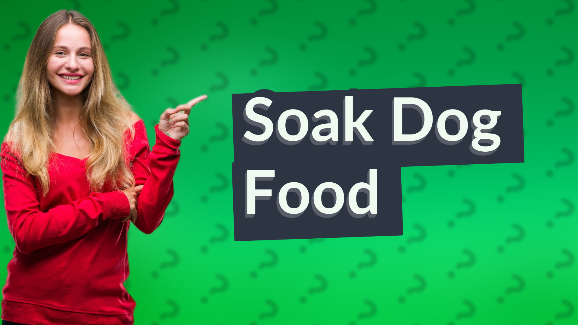Soak Dog Food