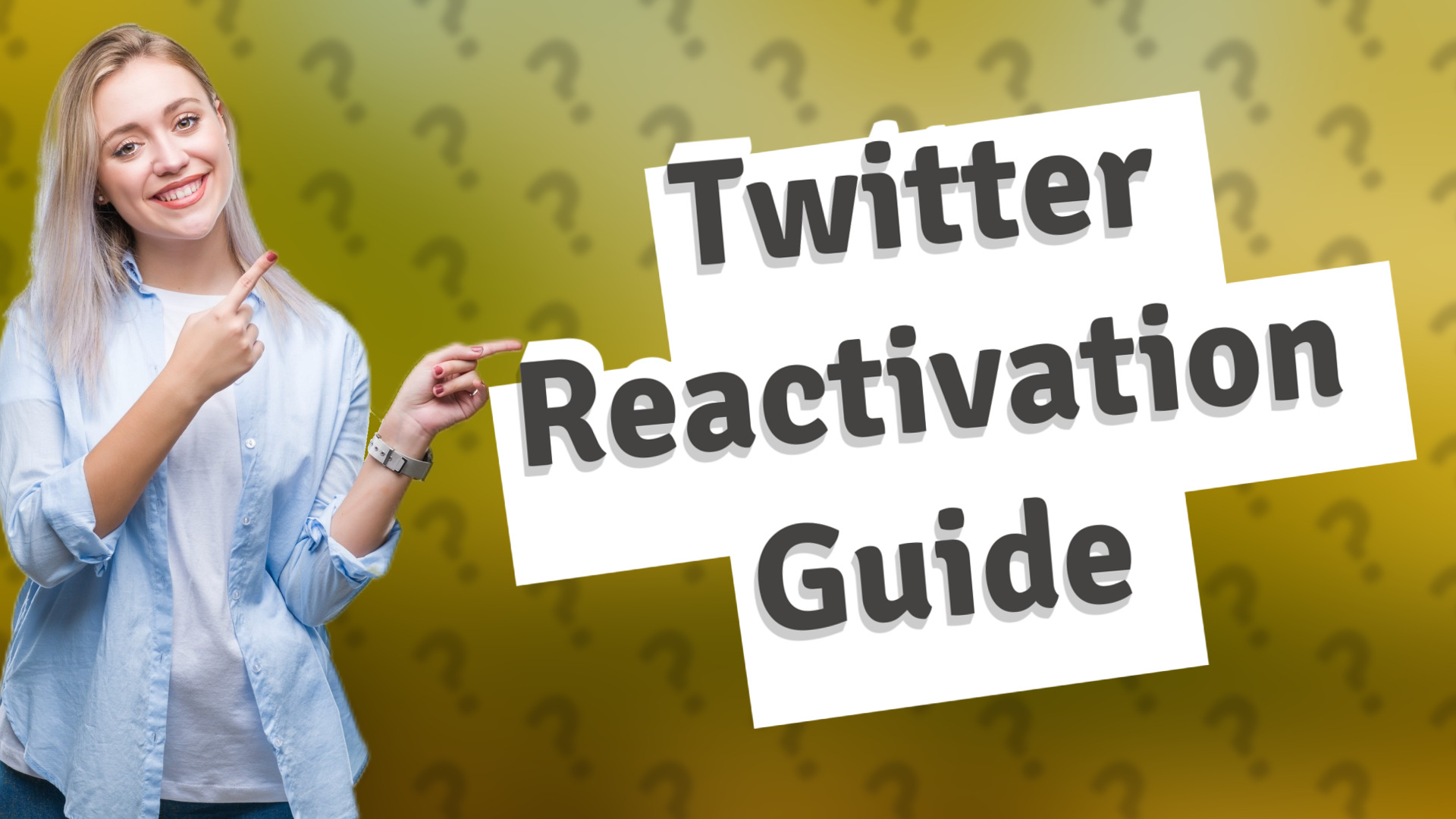 Twitter Reactivation Guide