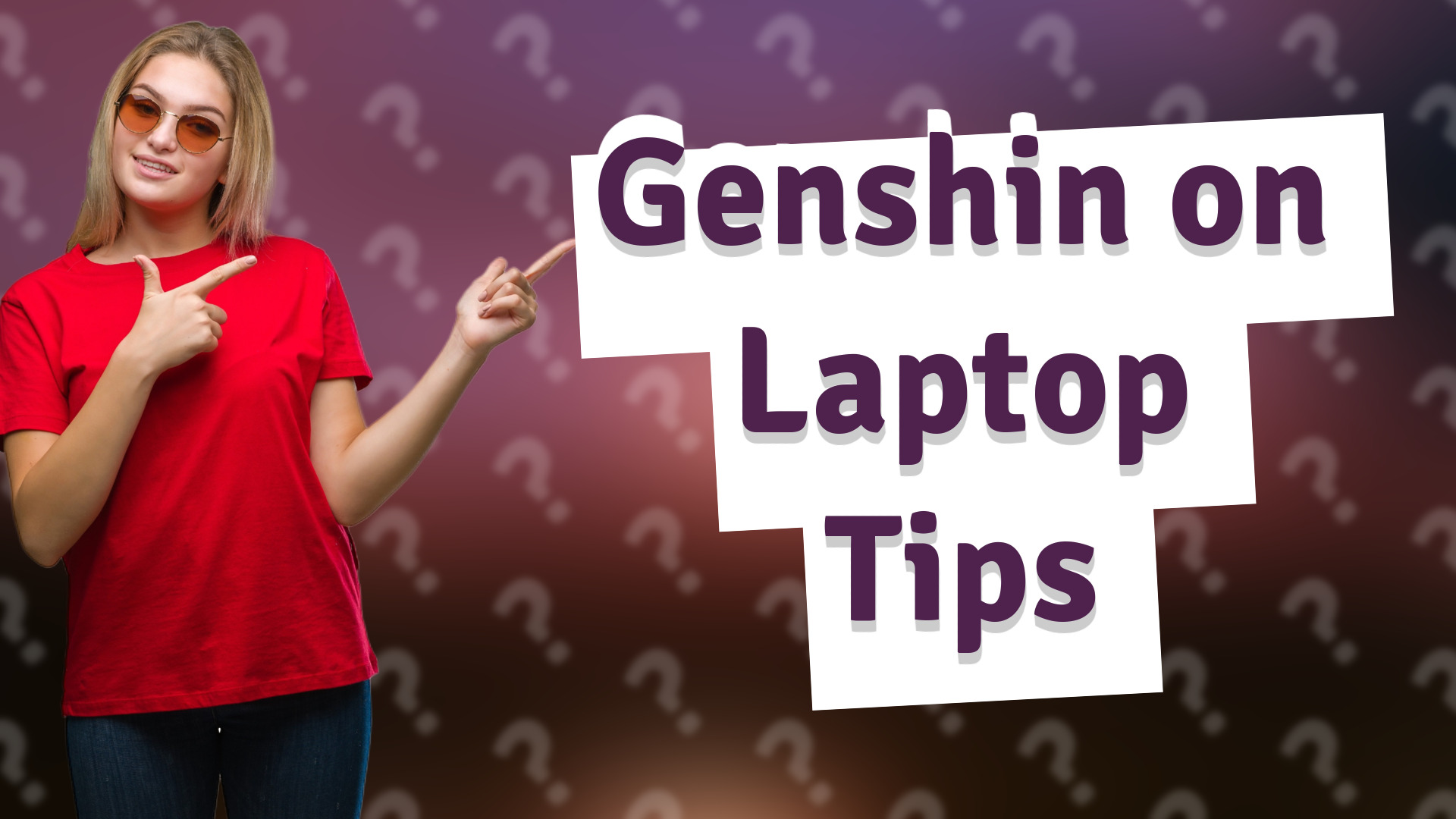 Genshin on Laptop Tips