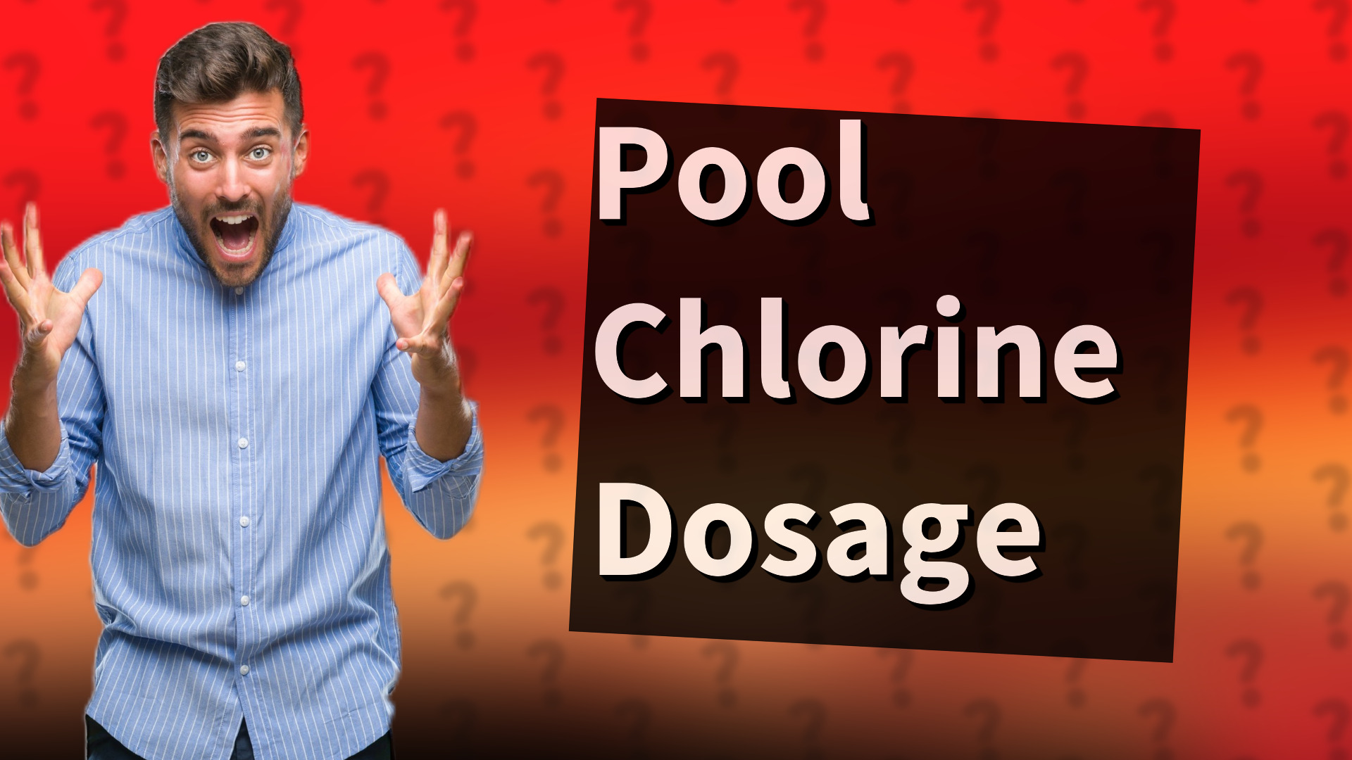 Pool Chlorine Dosage