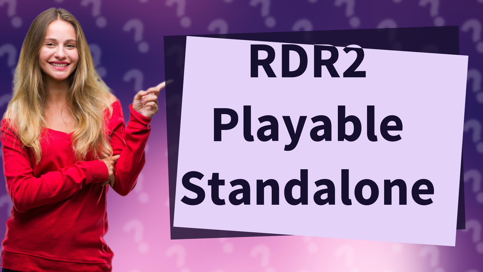 RDR2 Playable Standalone