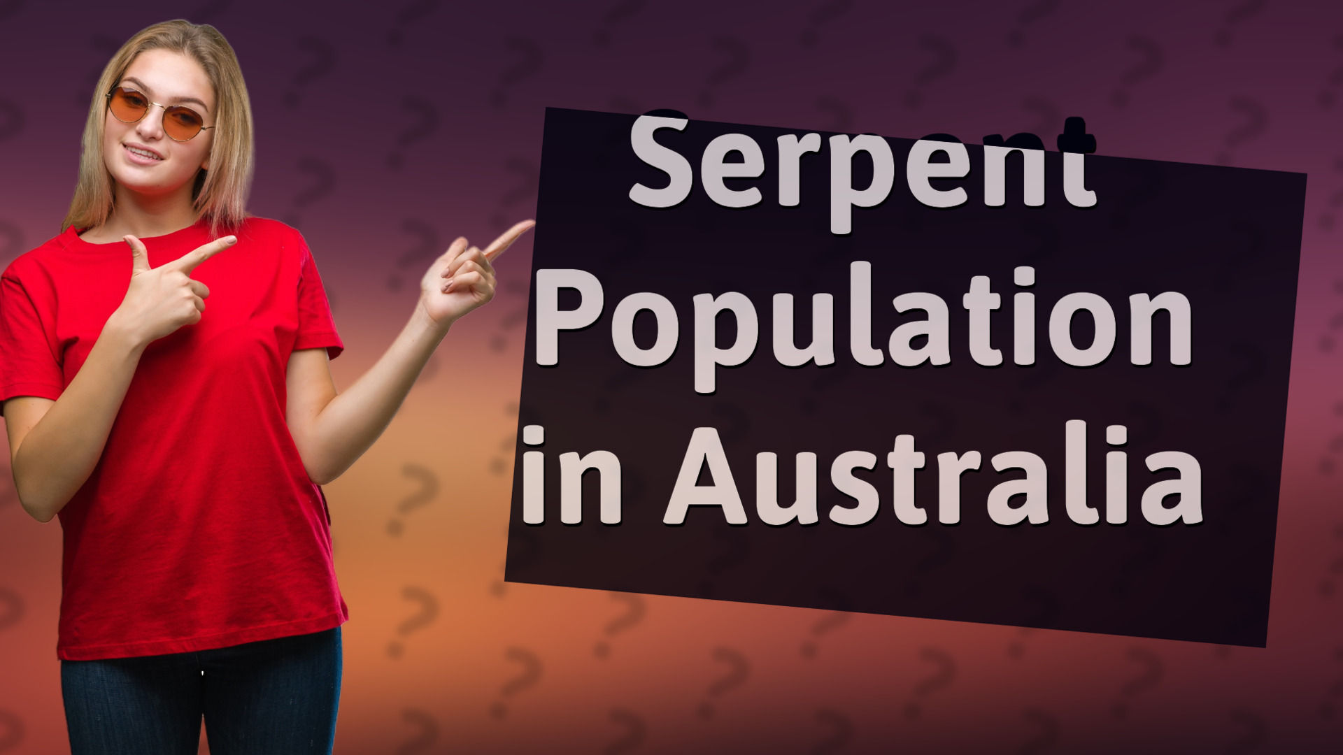 Serpent Population in Australia