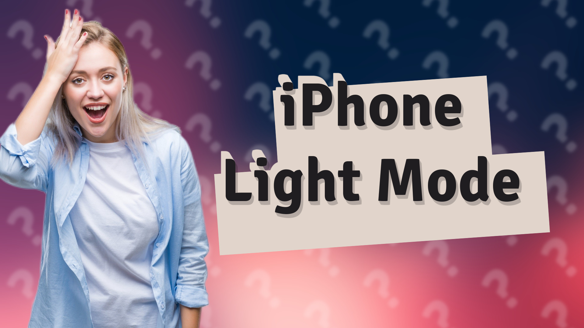 iPhone Light Mode