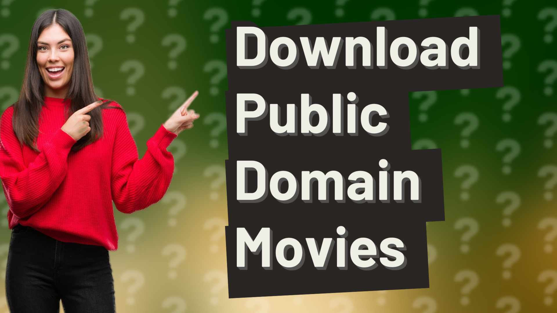 Download Public Domain Movies