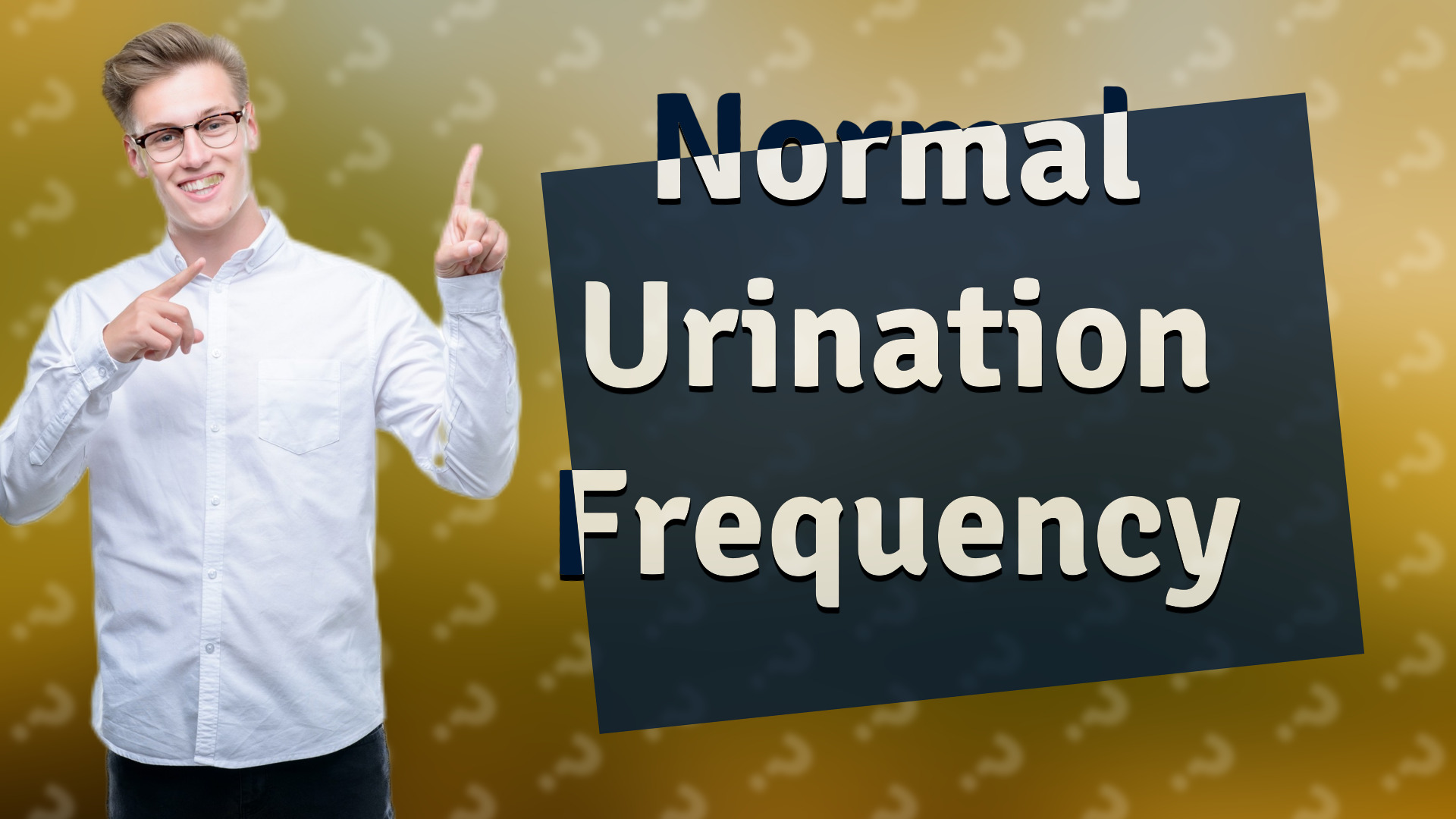 Normal Urination Frequency
