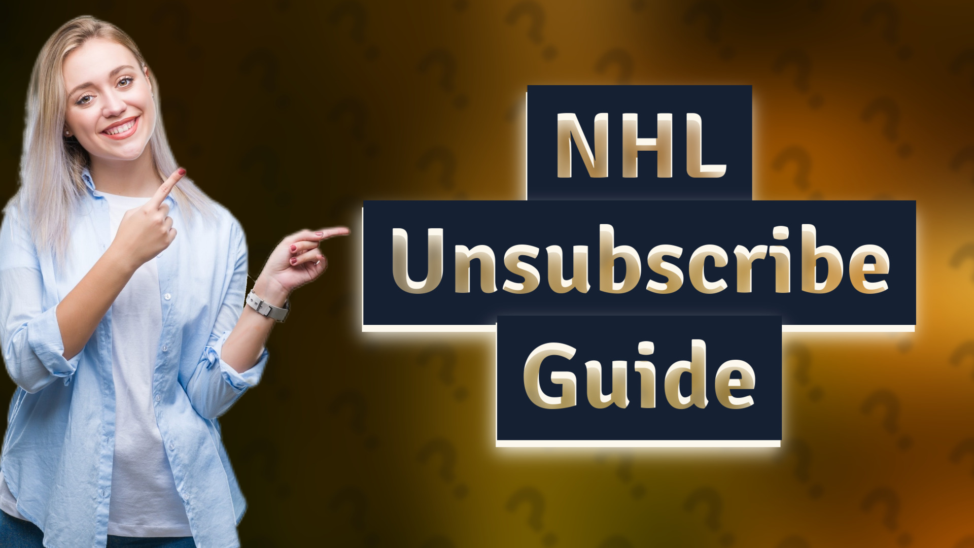 NHL Unsubscribe Guide