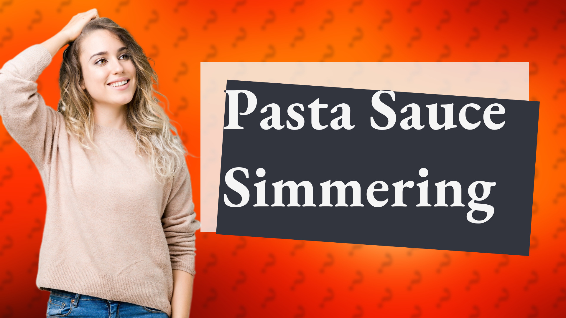 Pasta Sauce Simmering