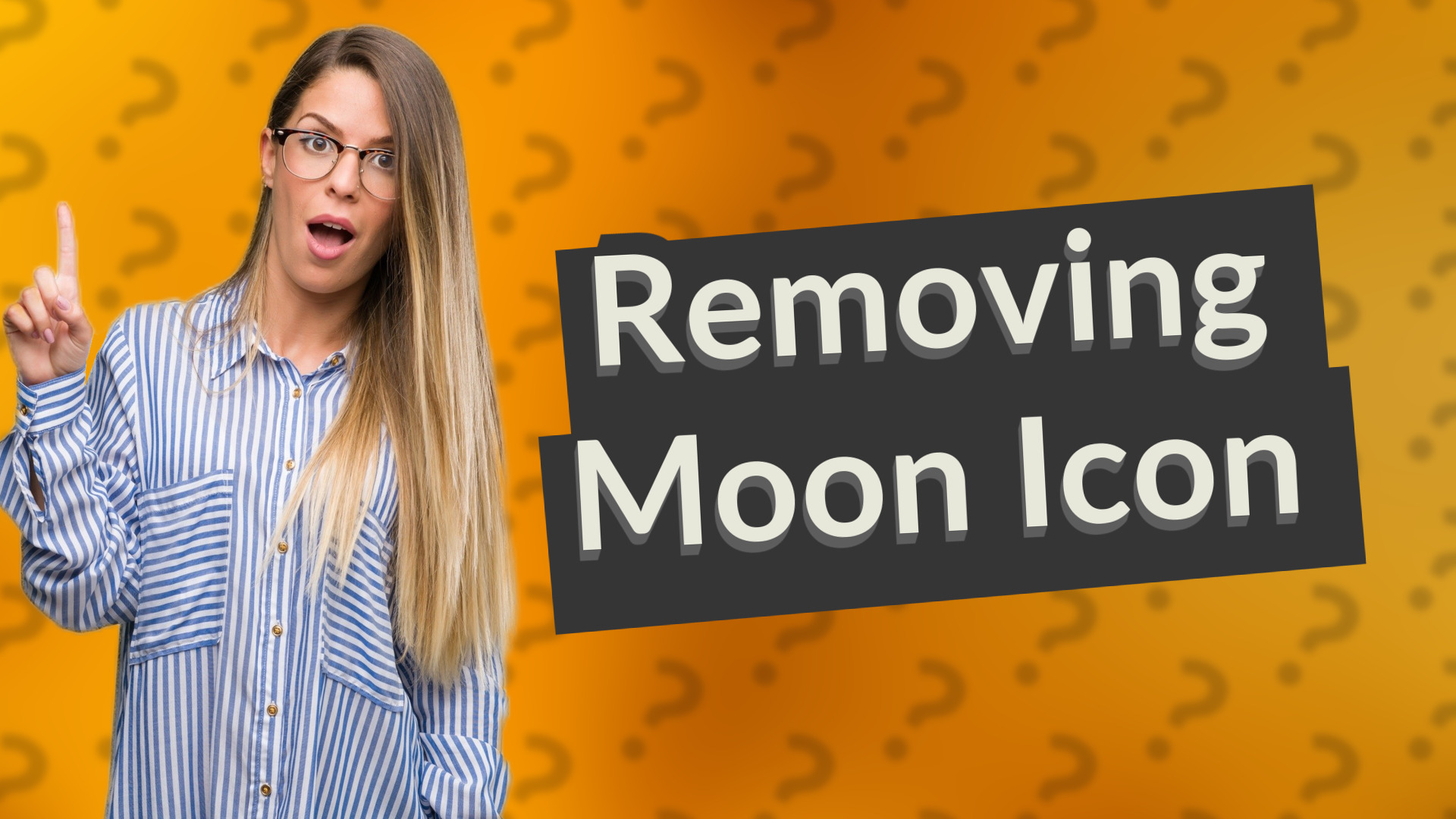 Removing Moon Icon