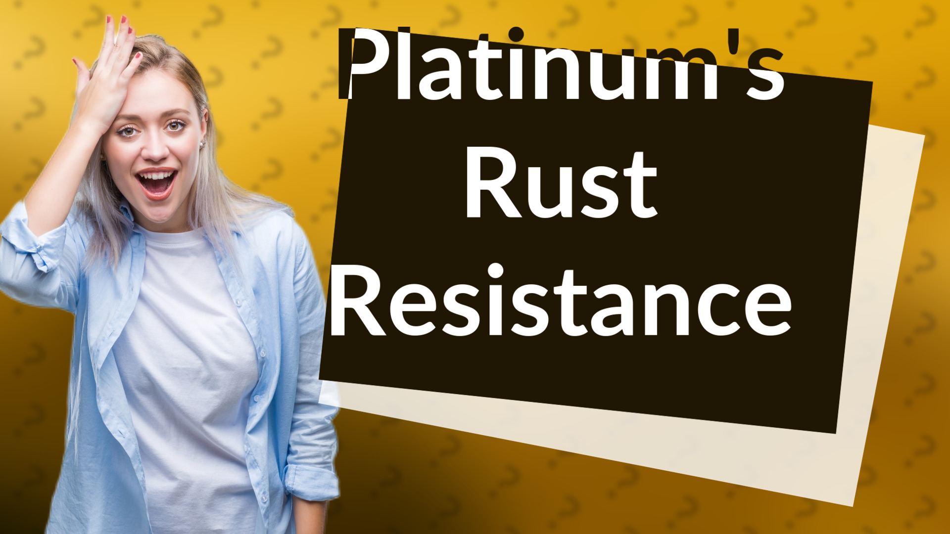 Platinum's Rust Resistance