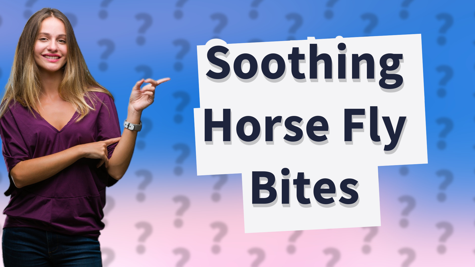 Soothing Horse Fly Bites