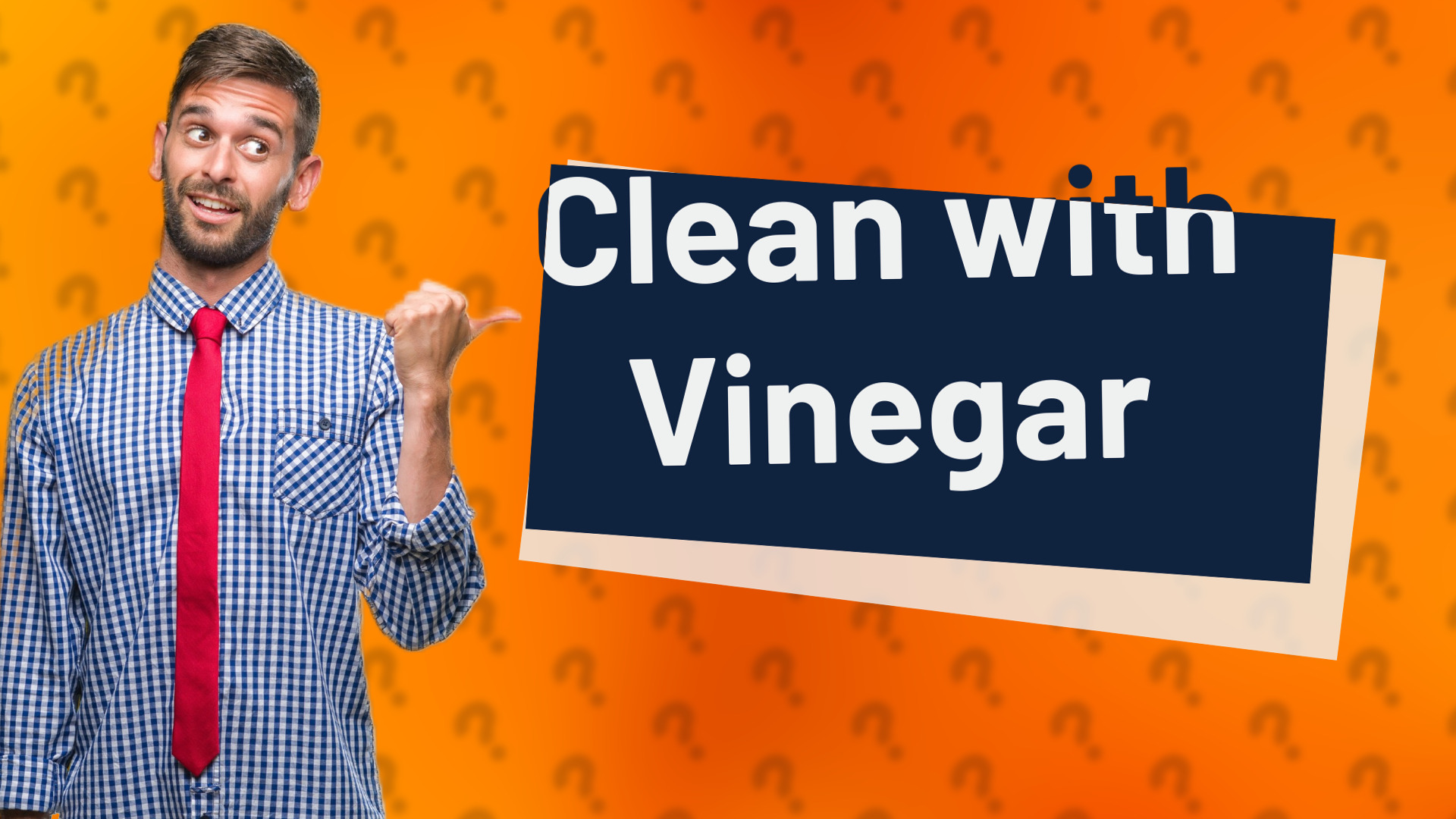 Clean with Vinegar
