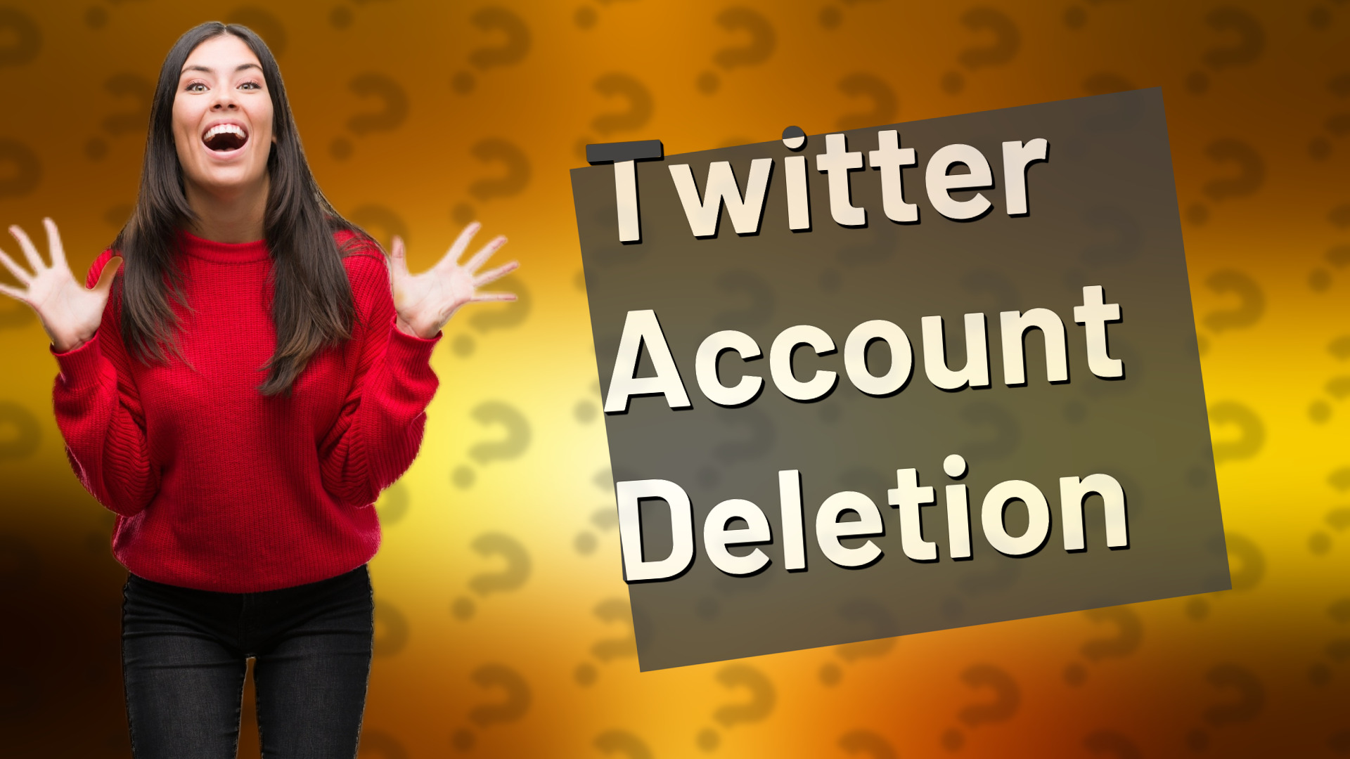 Twitter Account Deletion
