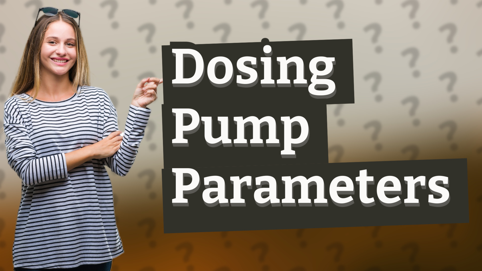 Dosing Pump Parameters