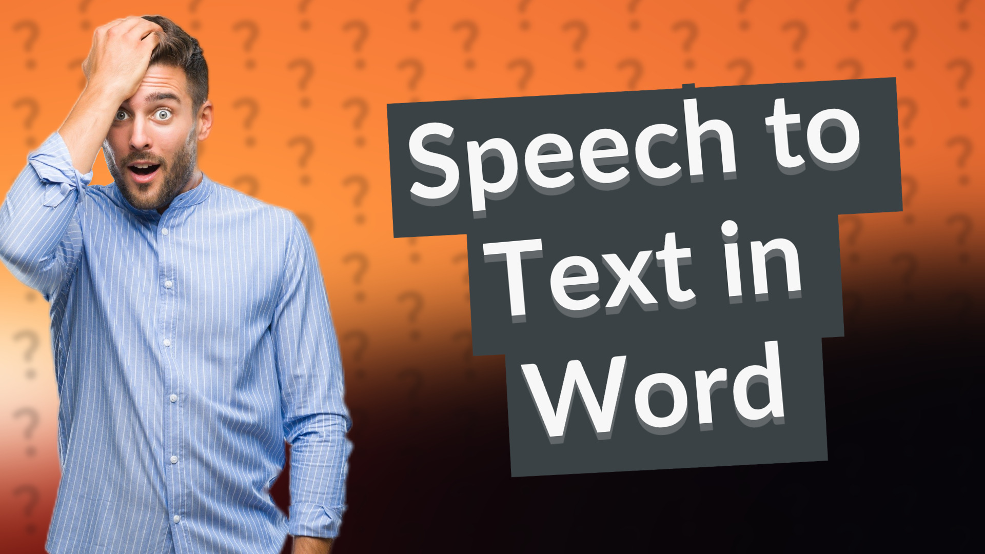 Speech to Text in Word