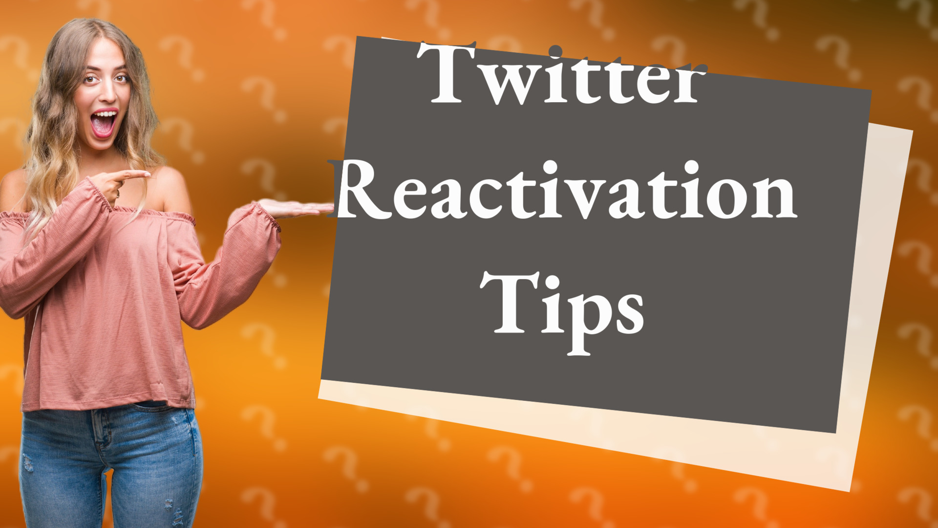 Twitter Reactivation Tips