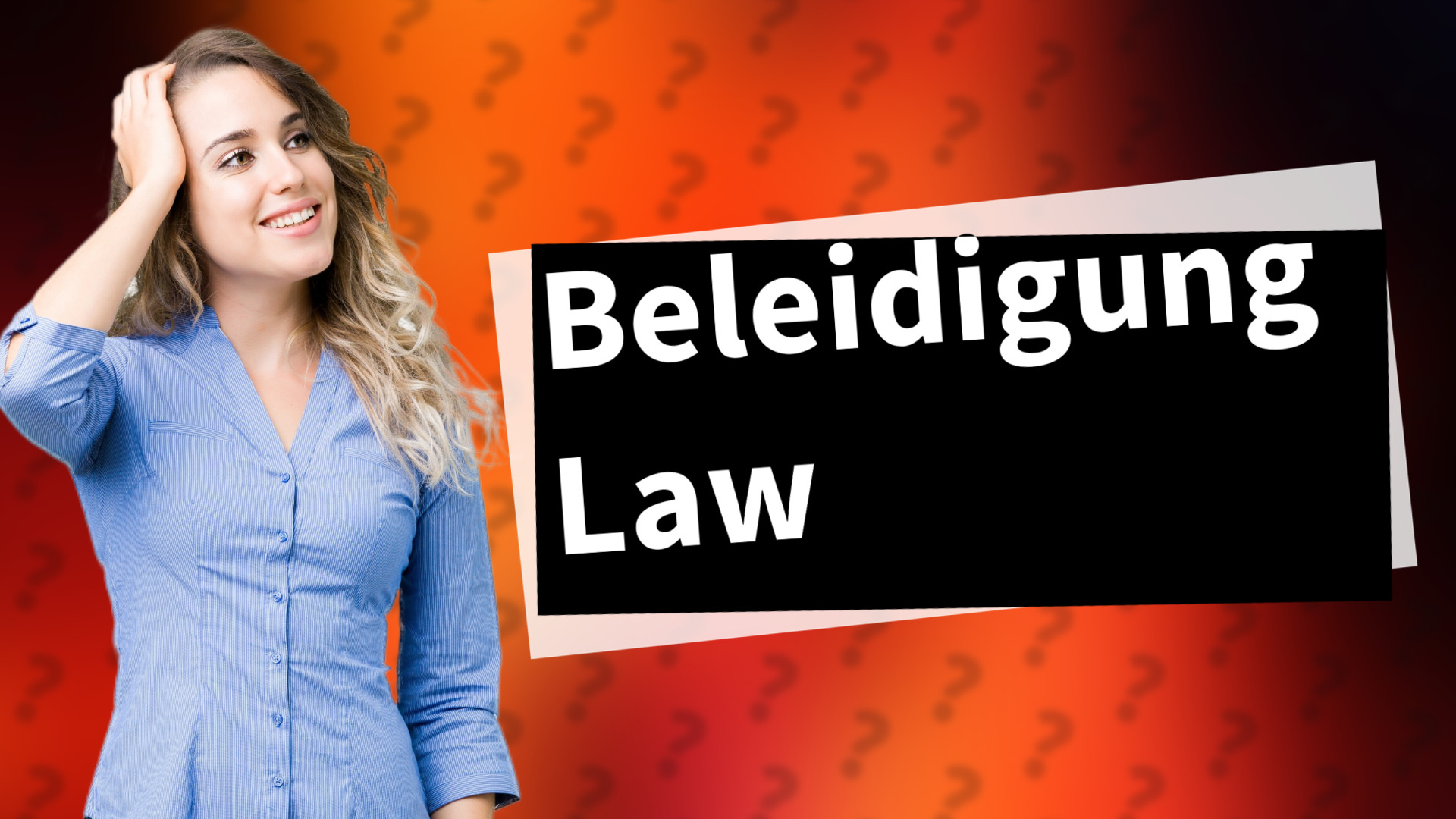 Beleidigung Law