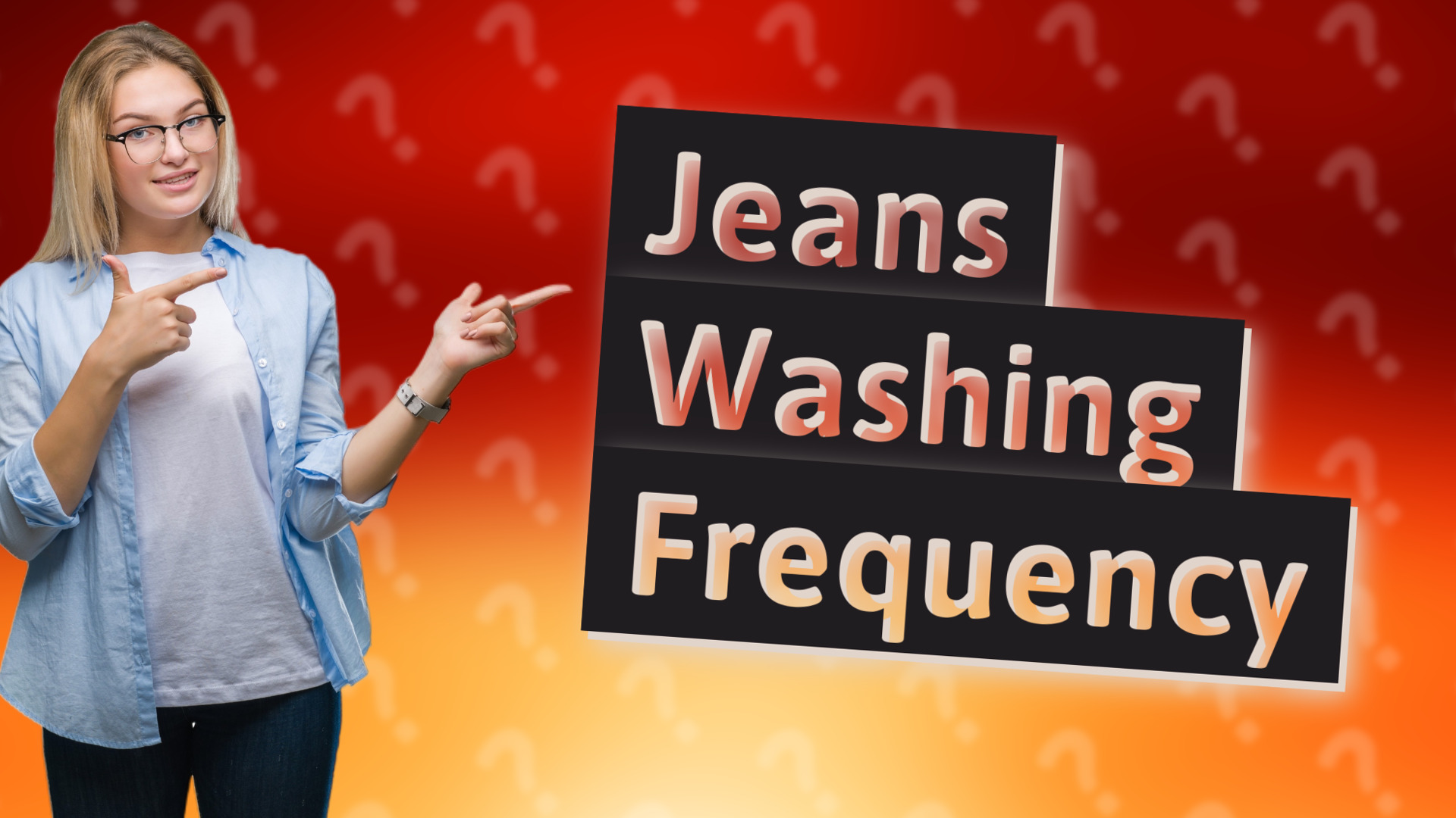 Jeans Washing Frequency