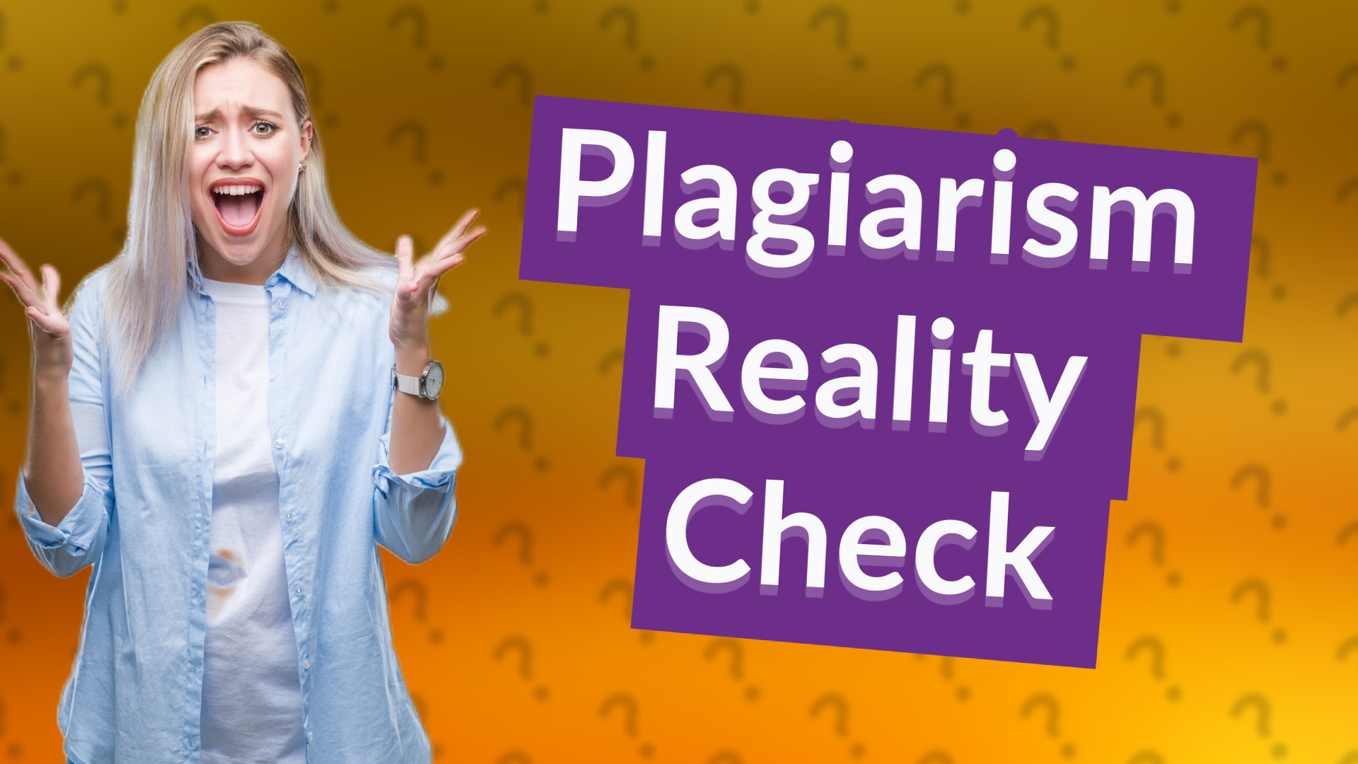 Plagiarism Reality Check