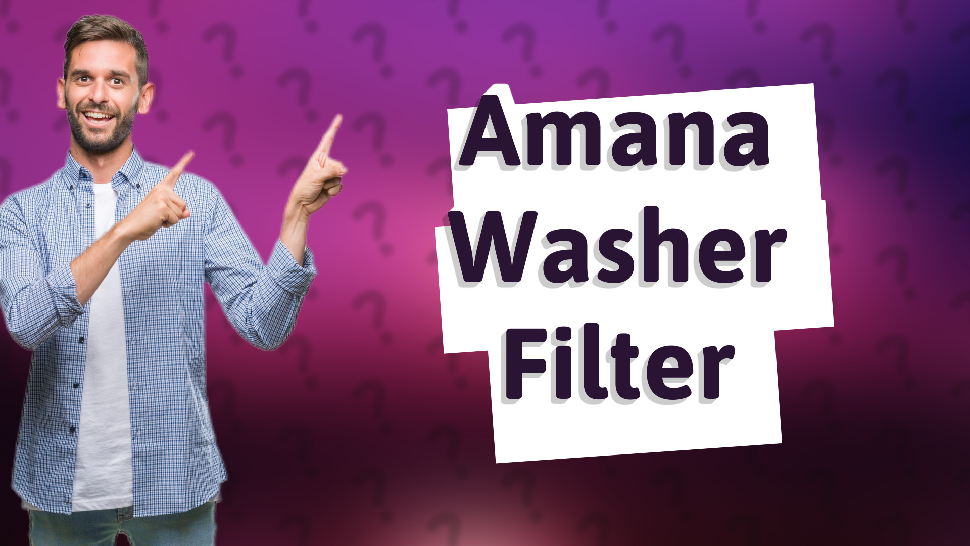 Amana Washer Filter