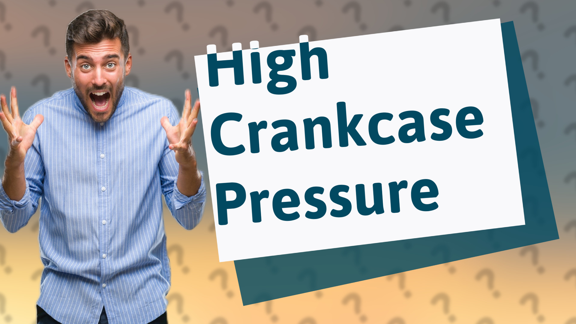 High Crankcase Pressure