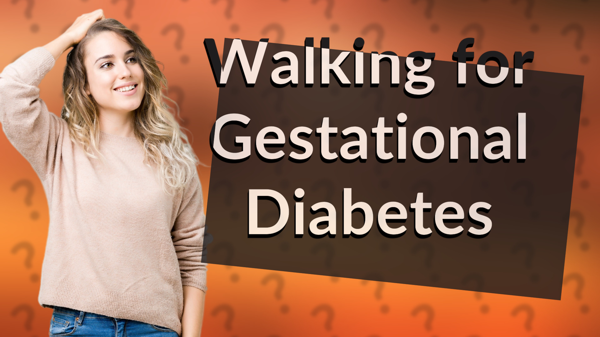 Walking for Gestational Diabetes