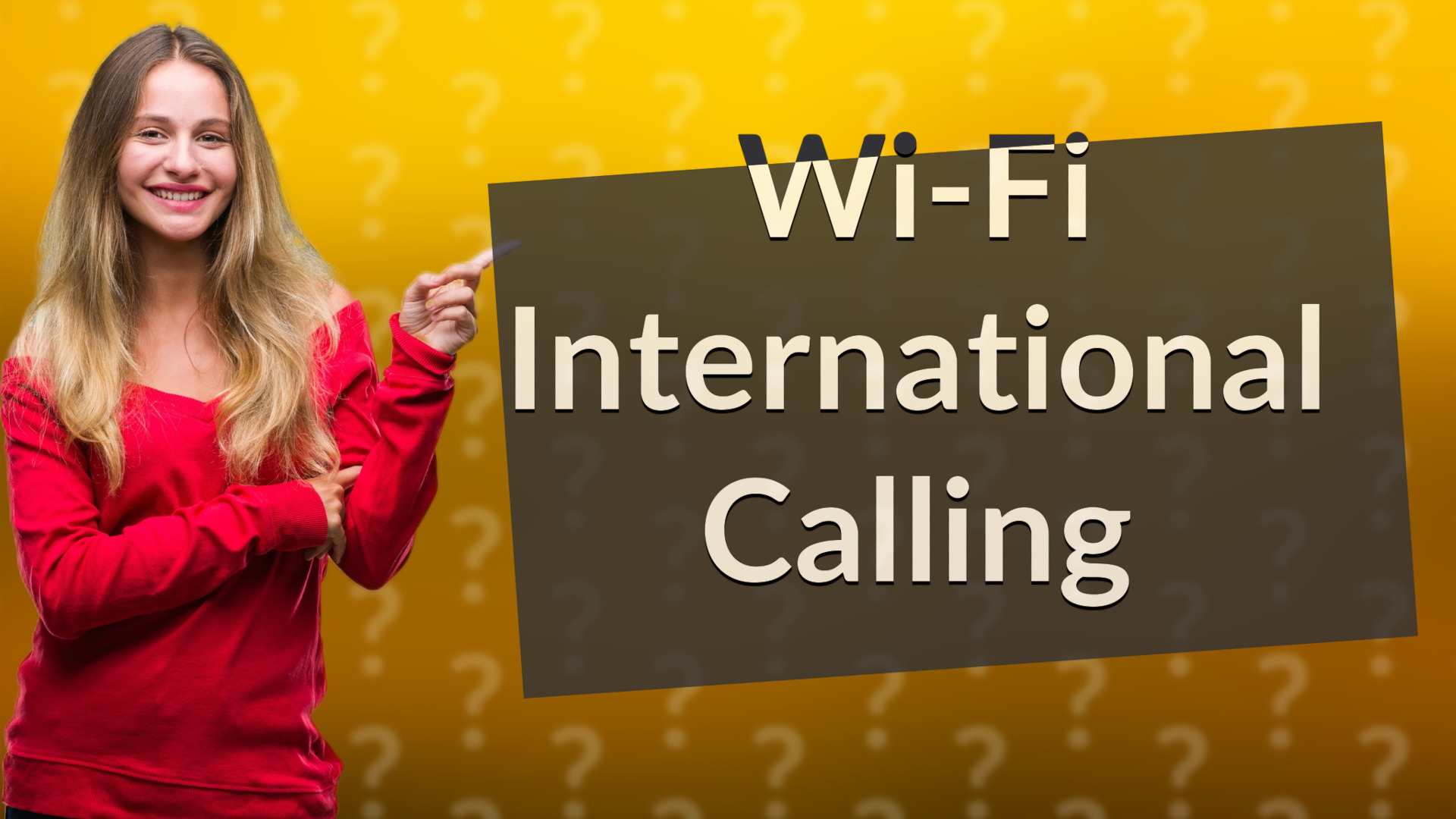 Wi-Fi International Calling