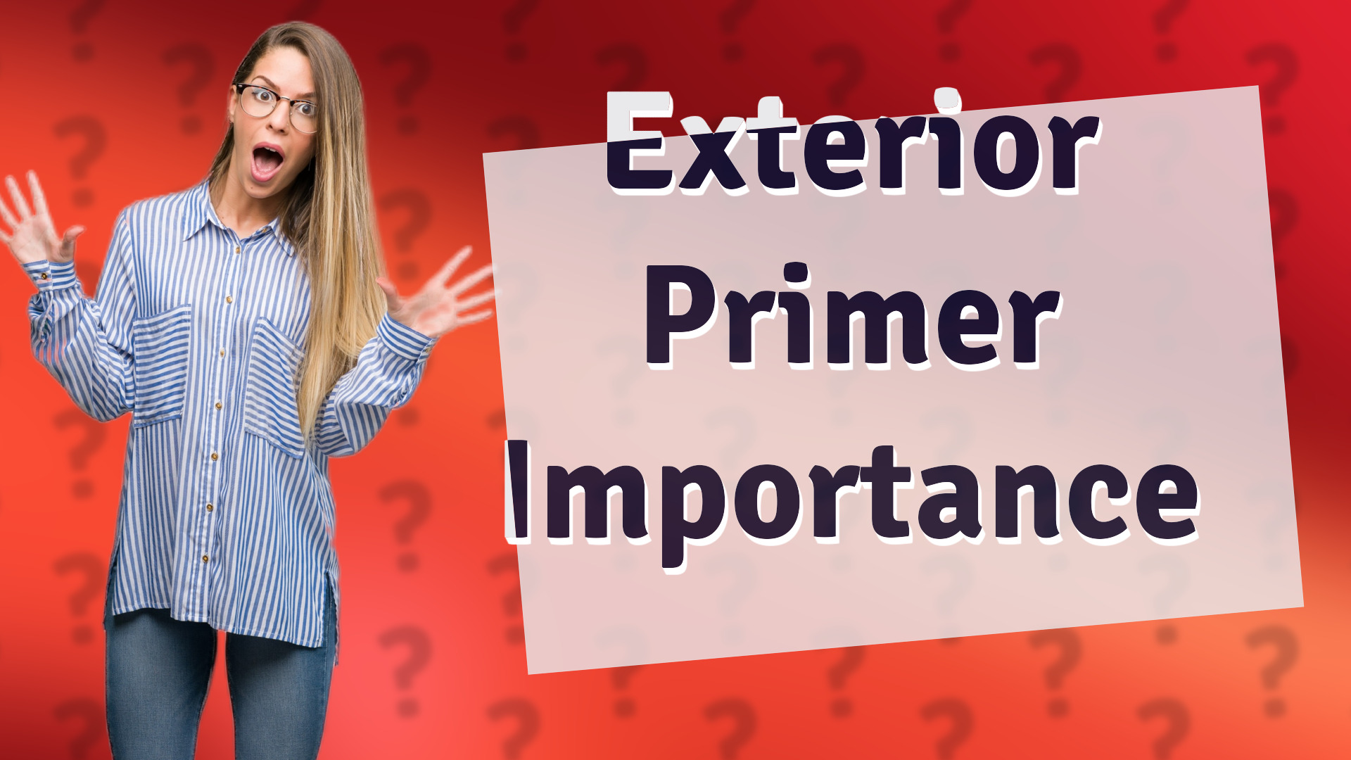 Exterior Primer Importance