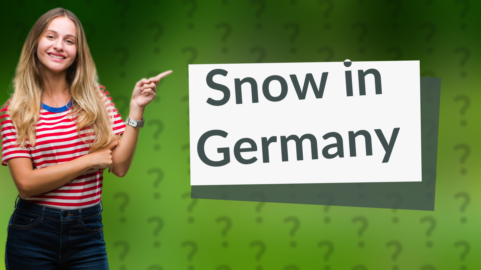 Snow in Germany
