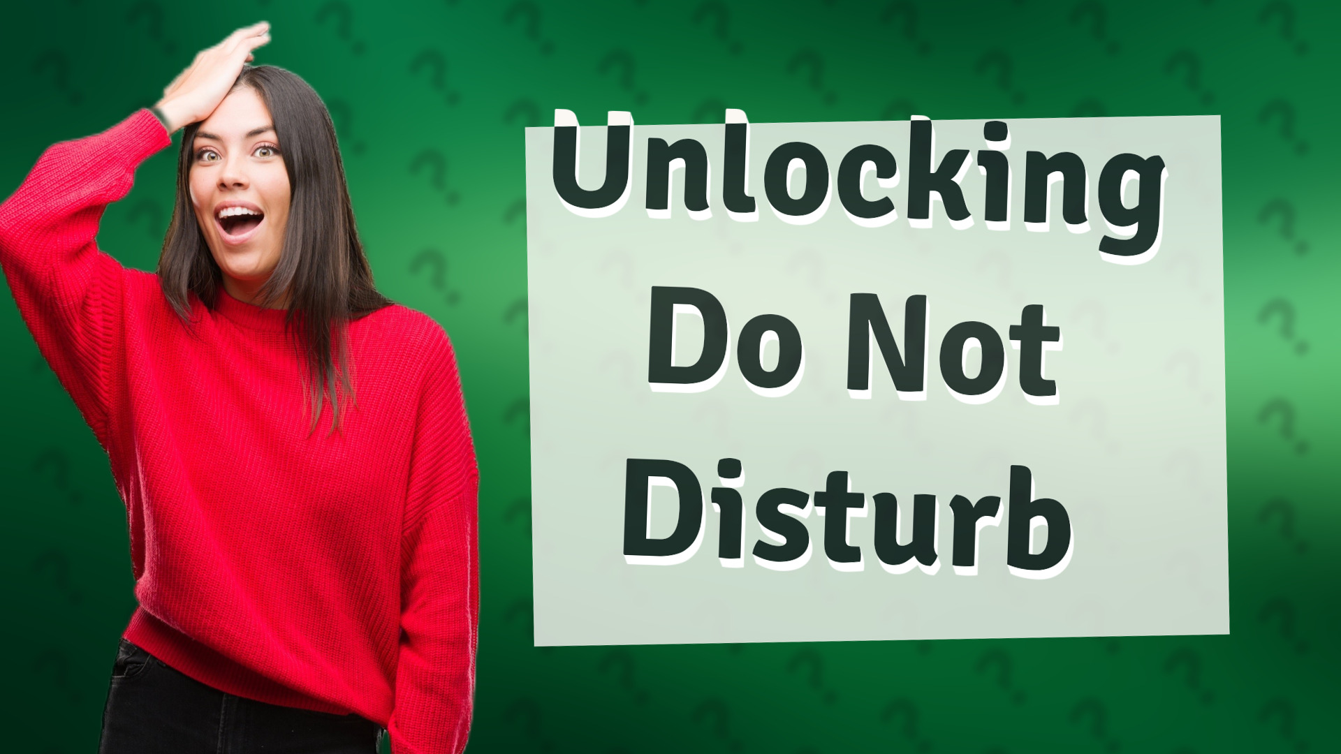 Unlocking Do Not Disturb