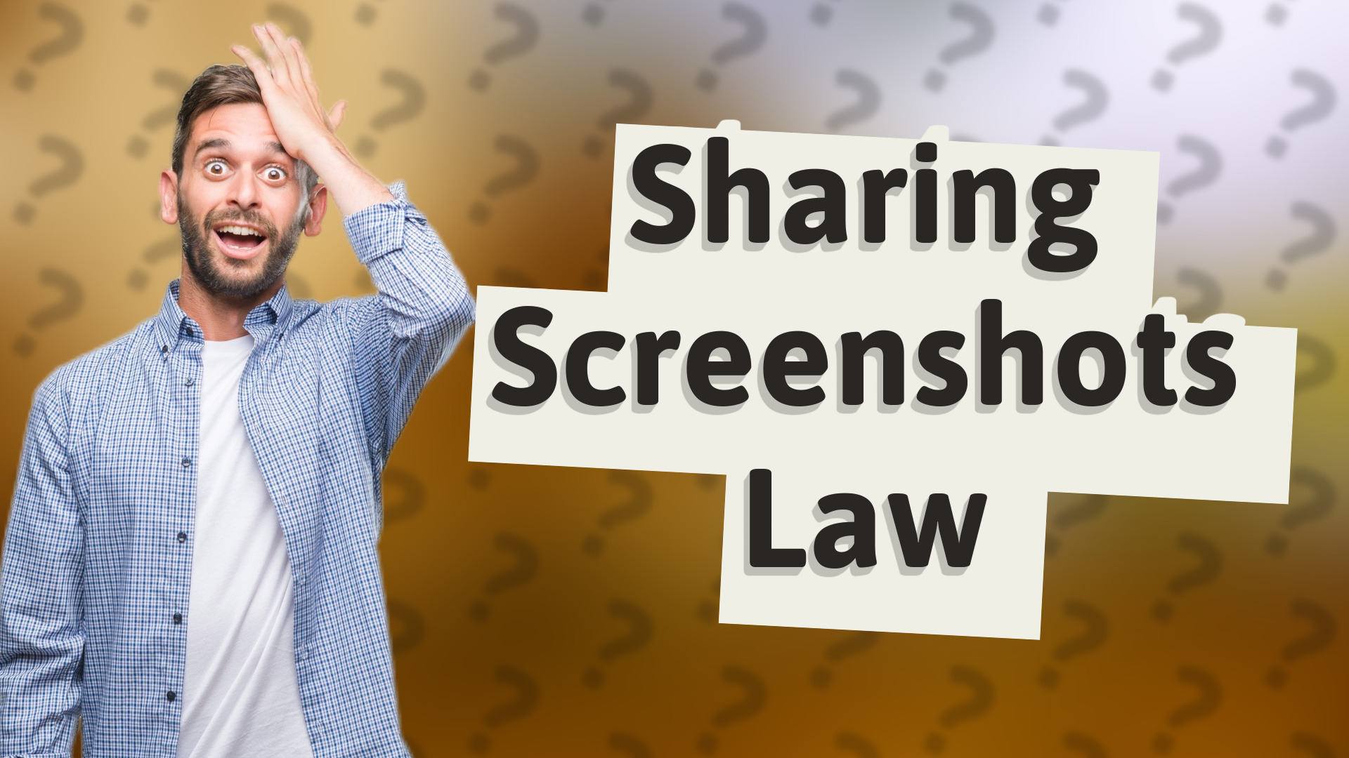 Sharing Screenshots Law