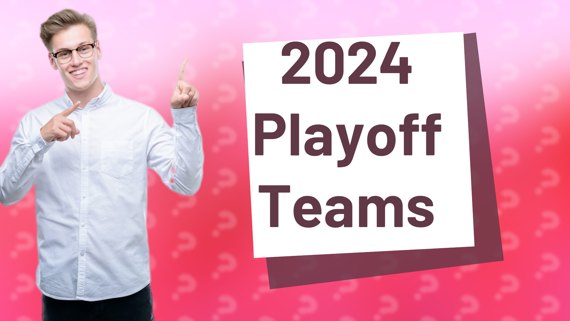 2024 Playoff Teams