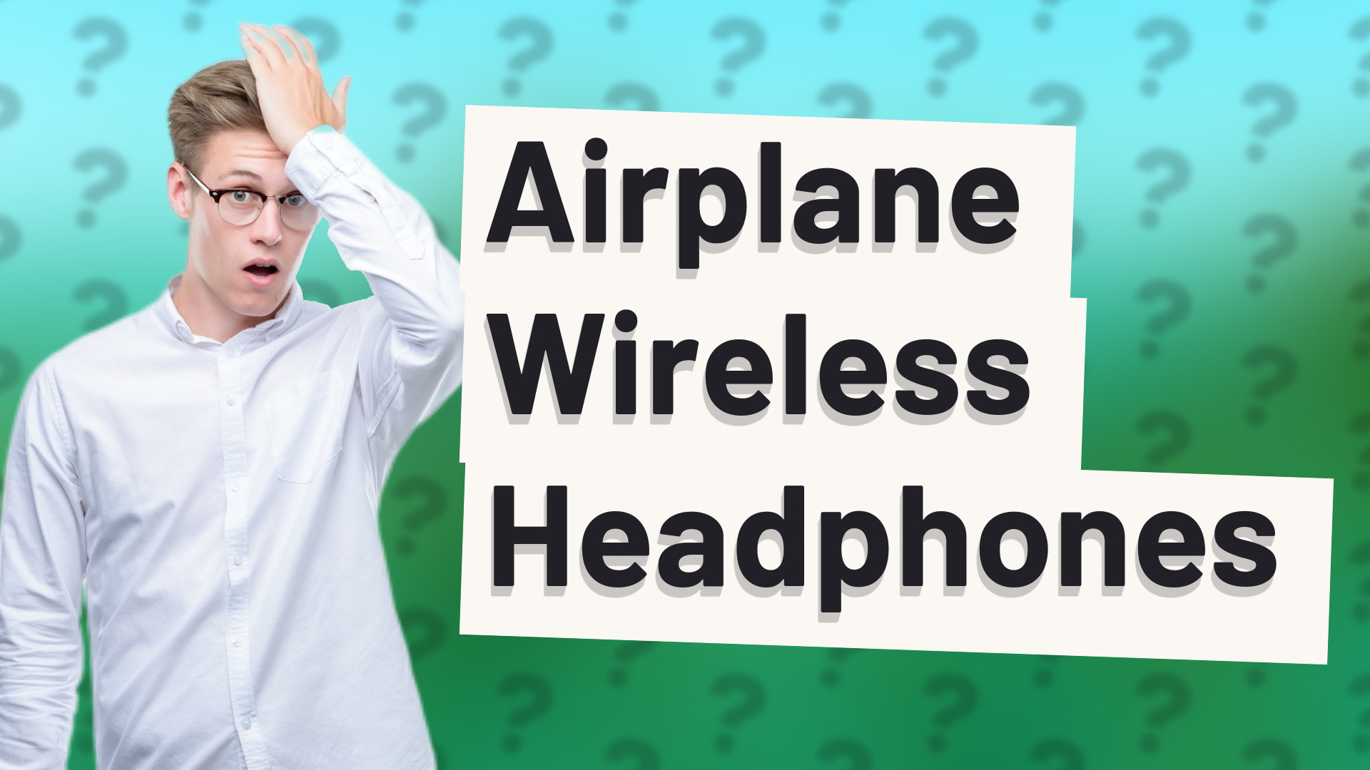 Airplane Wireless Headphones